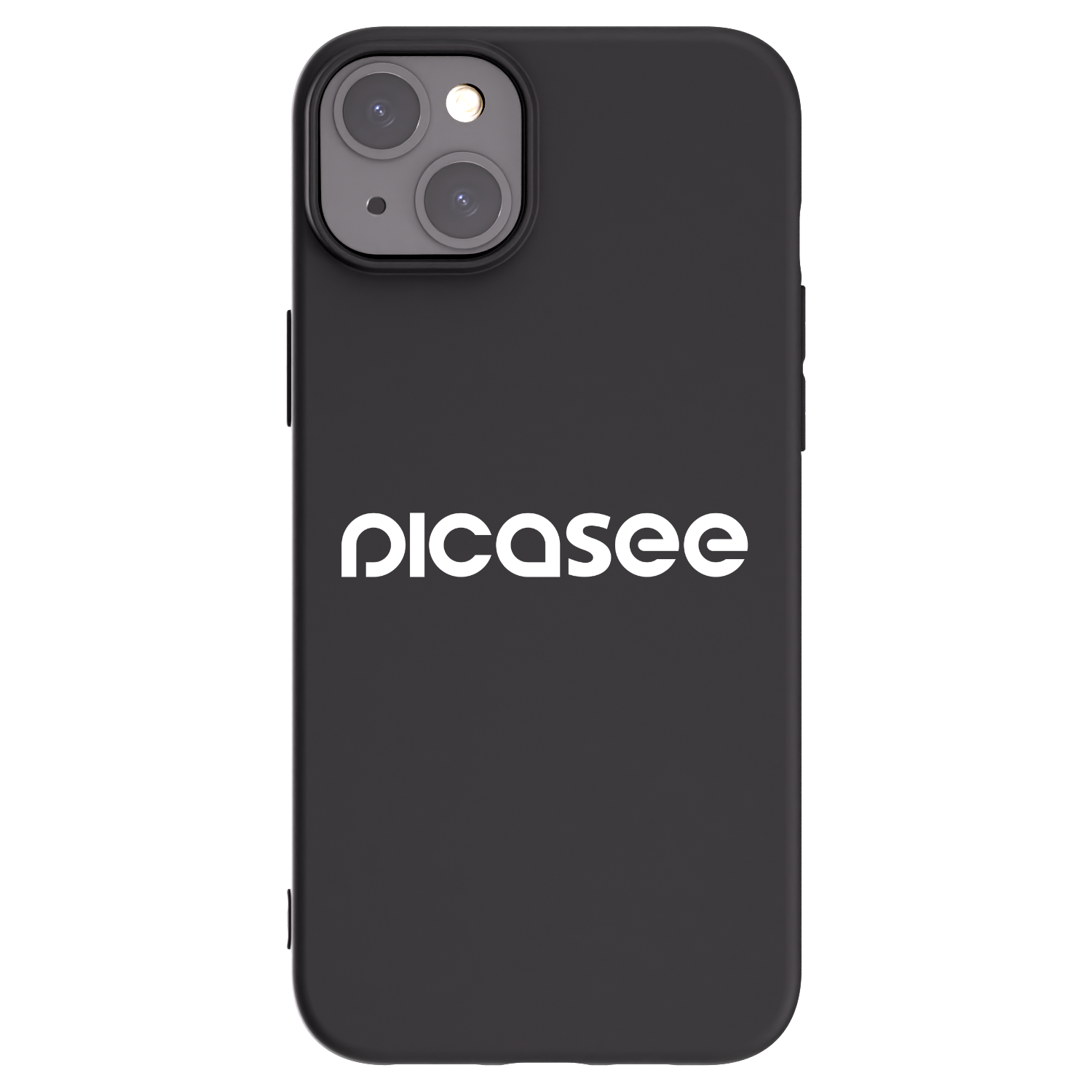 Picasee husă neagră din silicon pentru Apple iPhone 15 Plus - Picasee - new logo - white