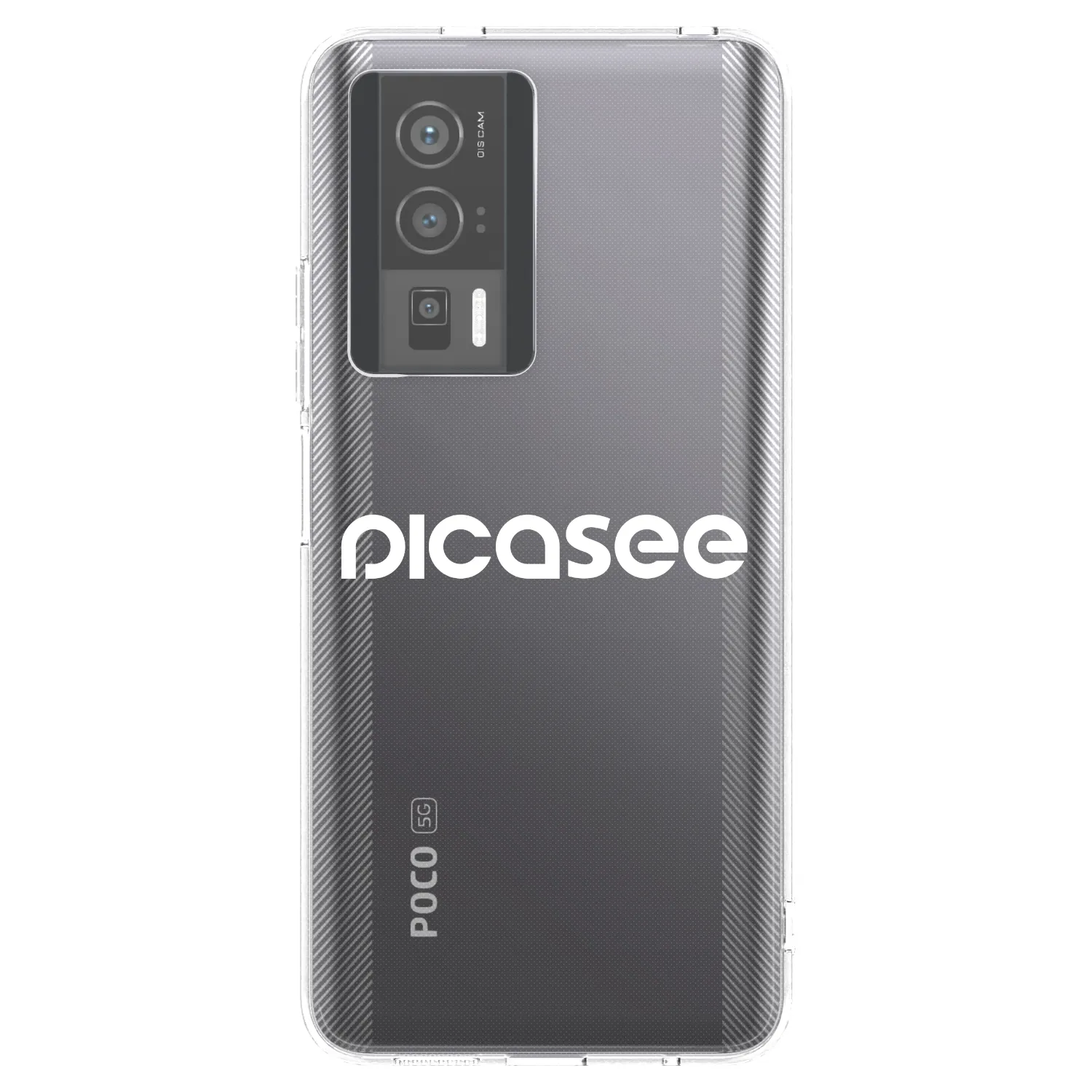 Picasee husă transparentă din silicon pentru Xiaomi Poco F5 Pro 5G - Picasee - new logo - white