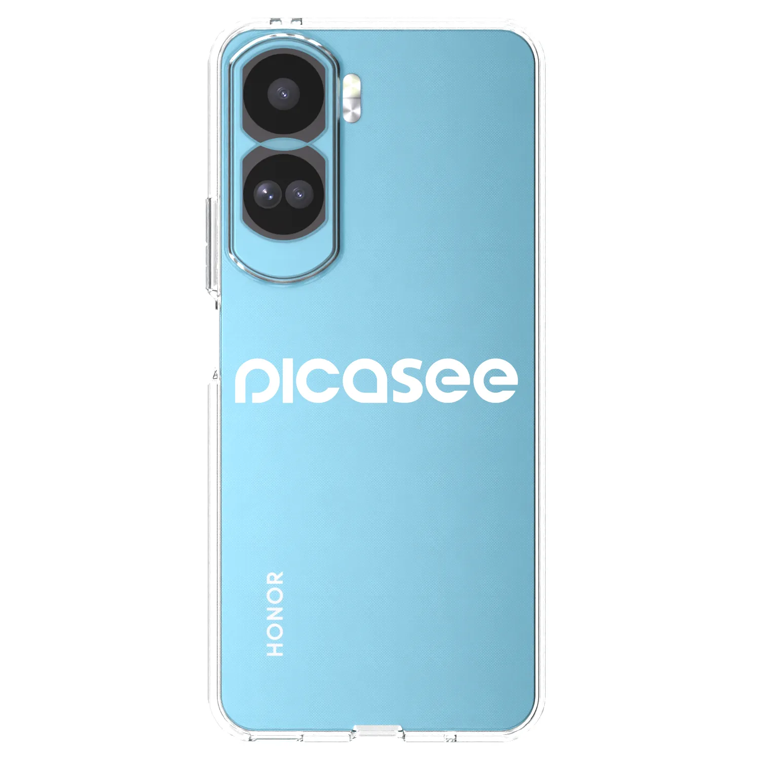 Picasee husă transparentă din silicon pentru Honor 90 Lite 5G - Picasee - new logo - white
