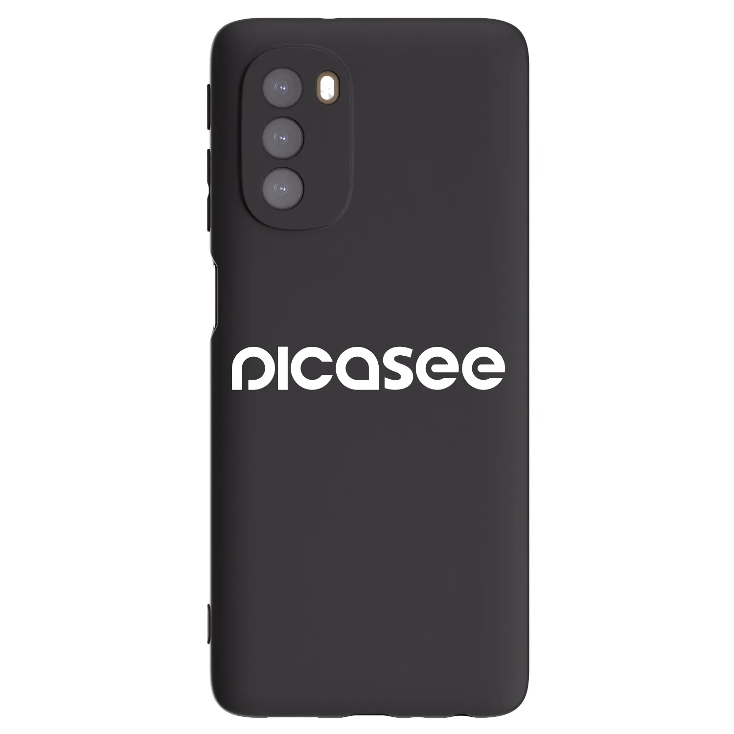 Picasee husă neagră din silicon pentru Motorola Moto G51 - Picasee - new logo - white