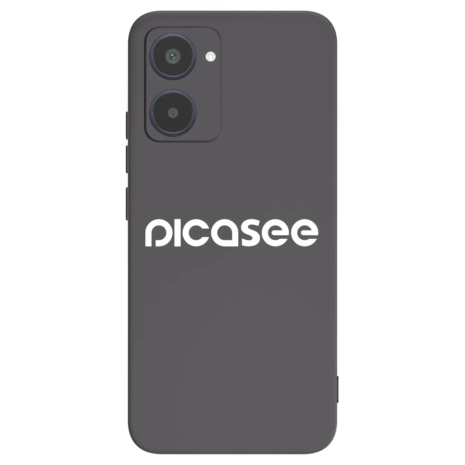 Picasee husă neagră din silicon pentru Realme 10 4G - Picasee - new logo - white