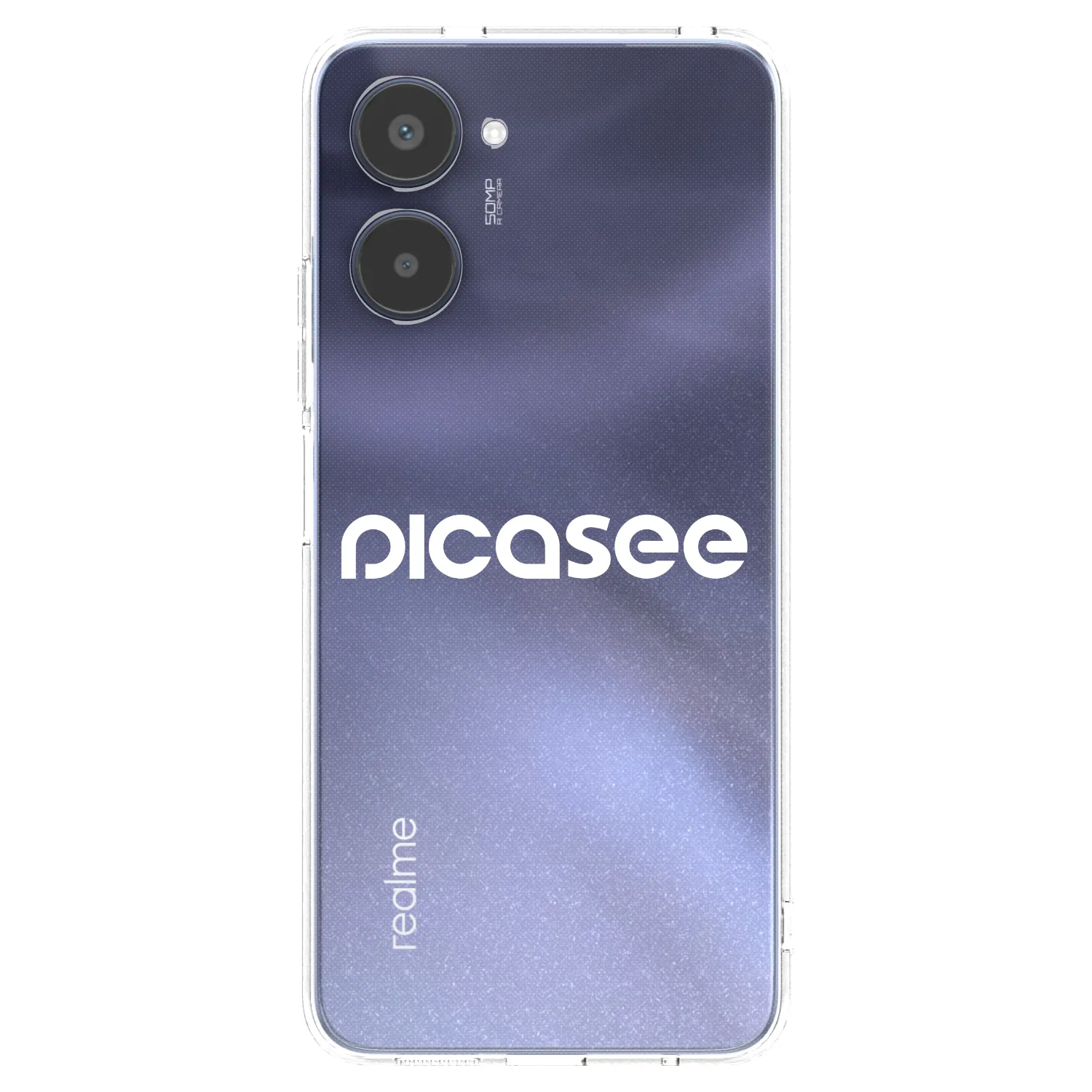 Picasee husă transparentă din silicon pentru Realme 10 4G - Picasee - new logo - white