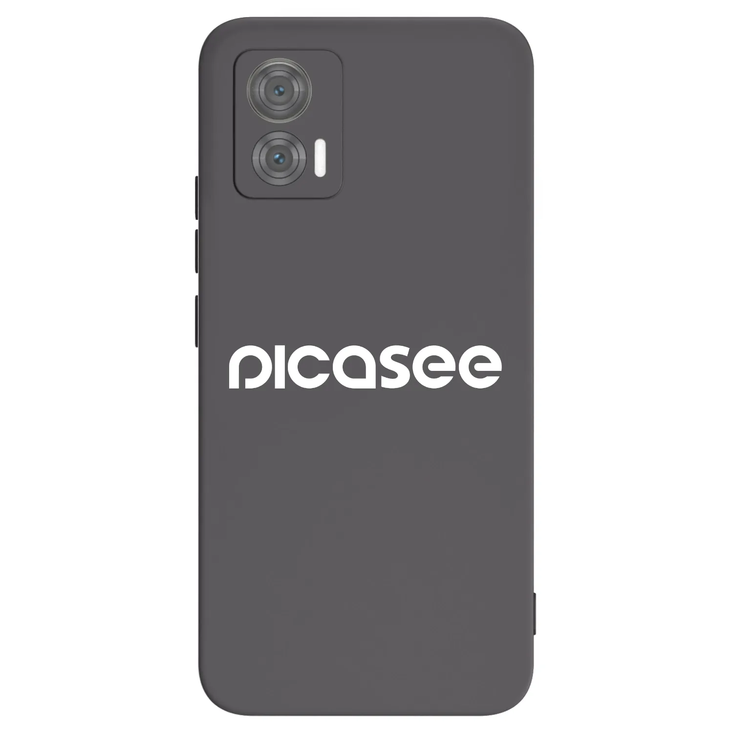 Picasee husă neagră din silicon pentru Motorola Edge 30 Neo - Picasee - new logo - white