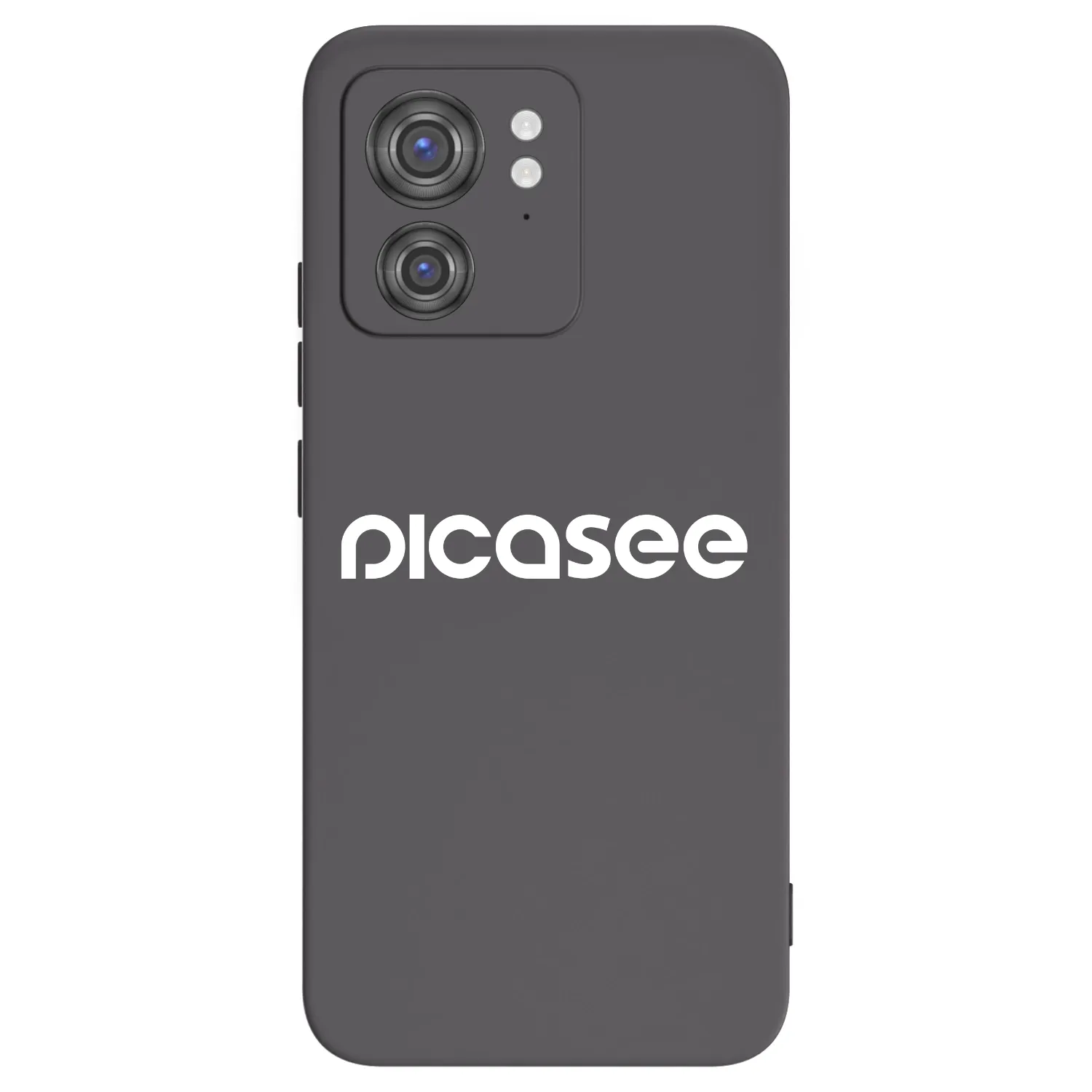 Picasee husă neagră din silicon pentru Motorola Edge 40 - Picasee - new logo - white