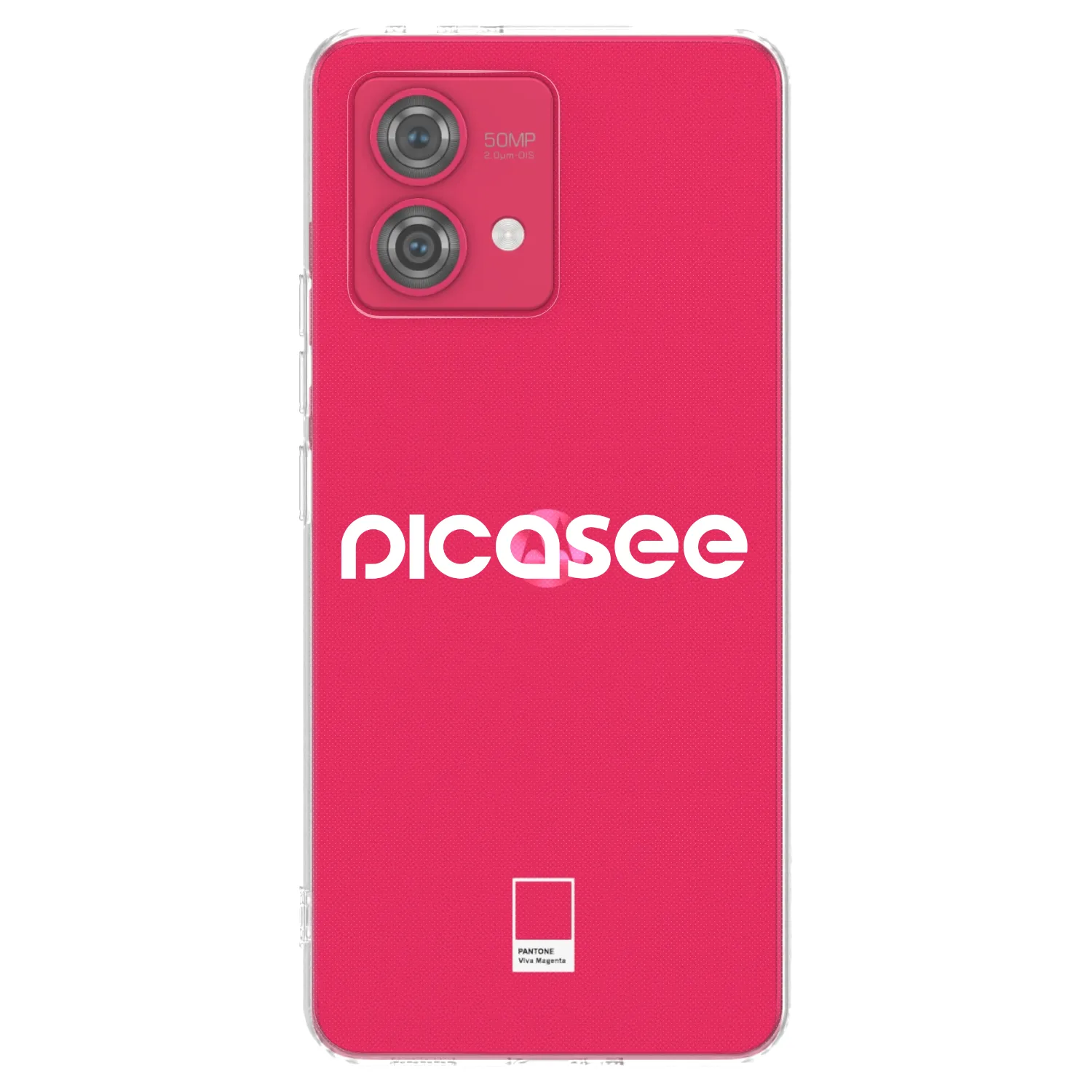 Picasee husă transparentă din silicon pentru Motorola Moto G84 5G - Picasee - new logo - white
