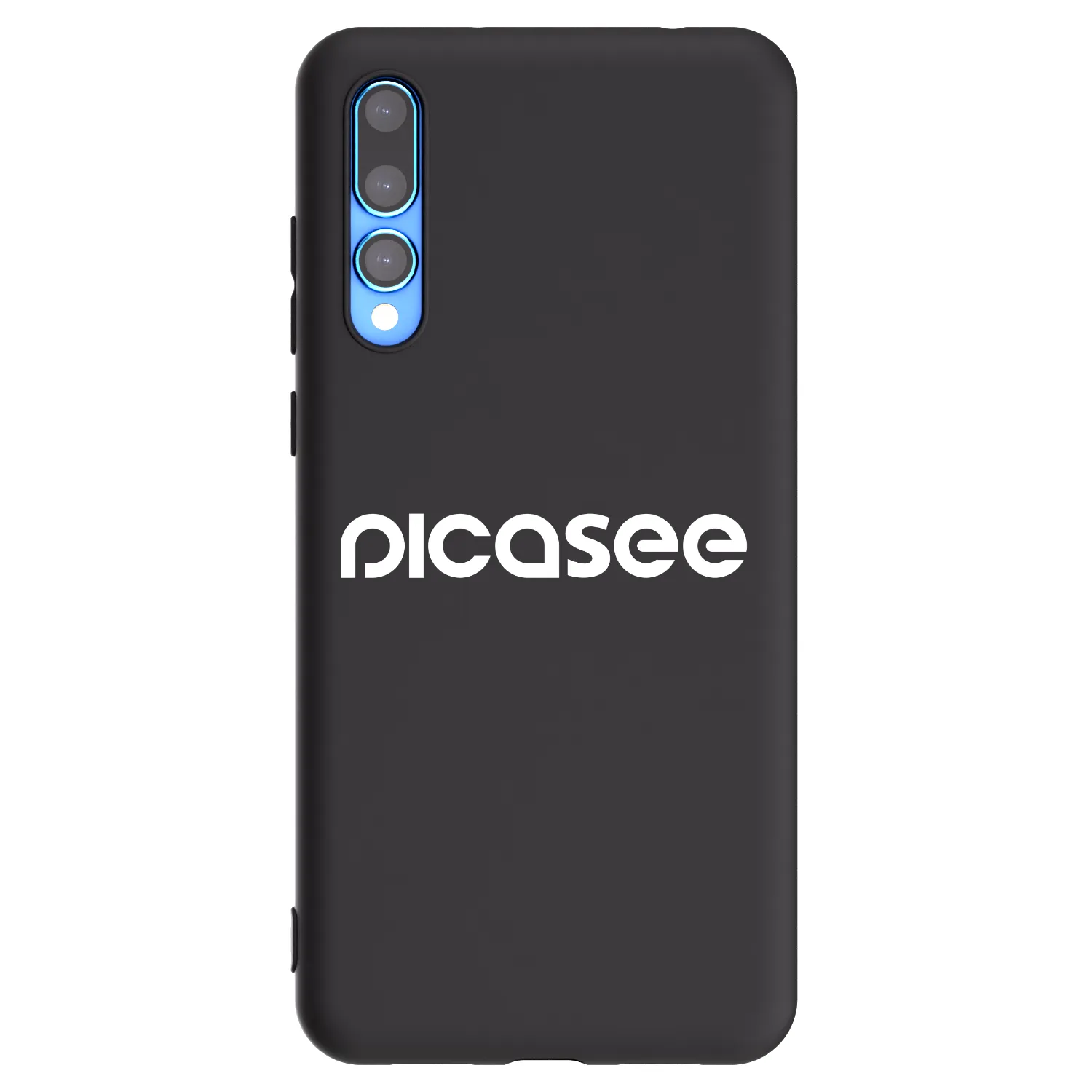 Picasee husă neagră din silicon pentru Huawei P20 Pro - Picasee - new logo - white