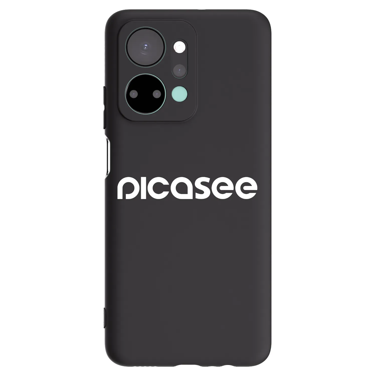 Picasee husă neagră din silicon pentru Honor X7a - Picasee - new logo - white