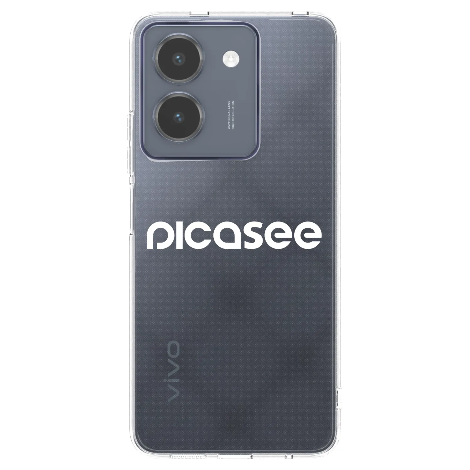 Picasee husă transparentă din silicon pentru Vivo Y36 4G - Picasee - new logo - white
