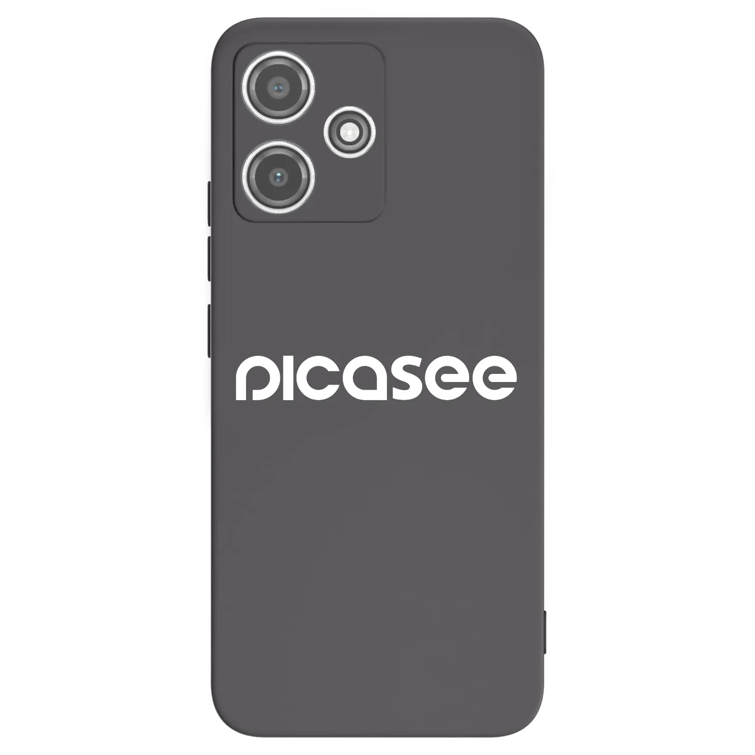 Picasee husă neagră din silicon pentru Xiaomi Redmi 12 5G - Picasee - new logo - white