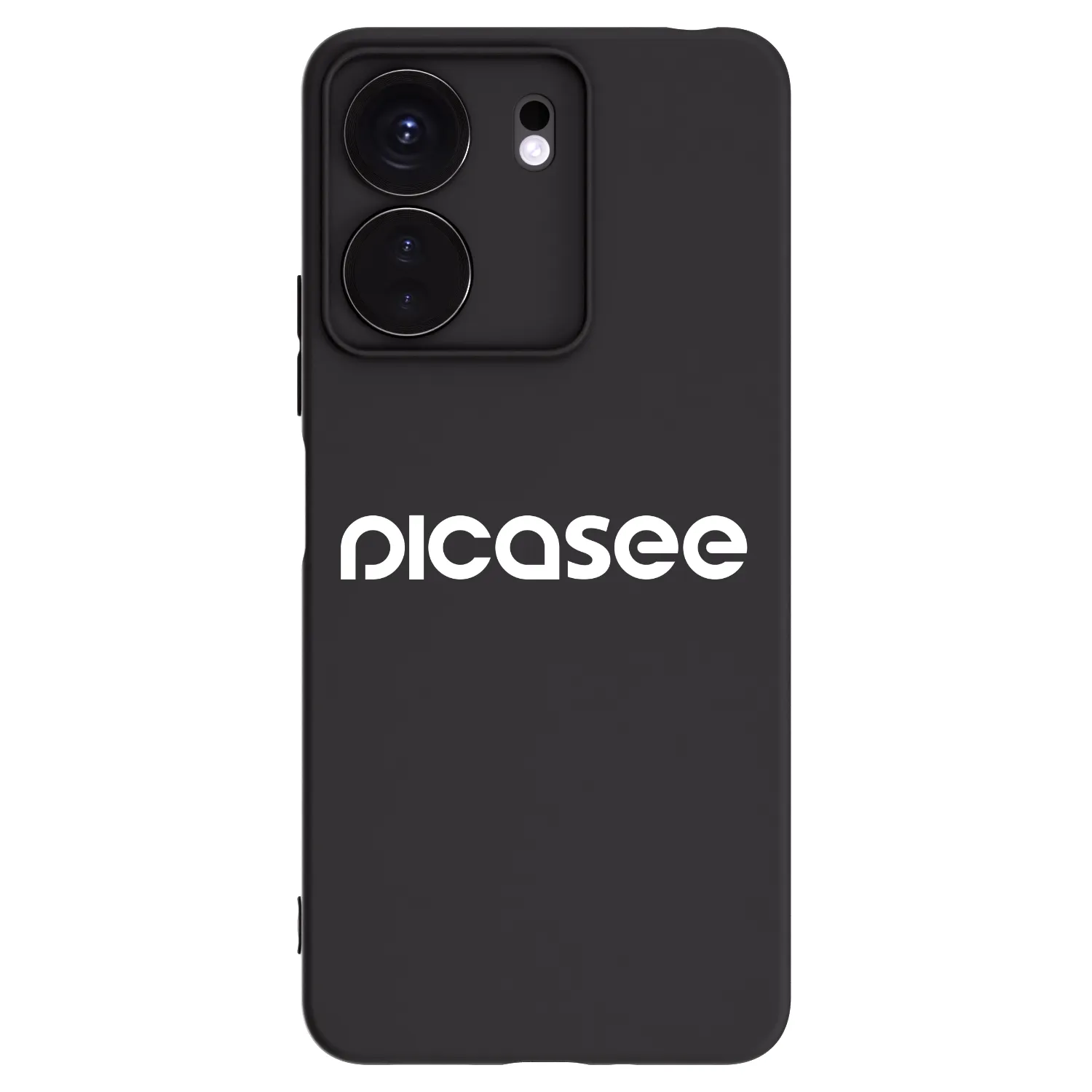 Picasee husă neagră din silicon pentru Xiaomi Redmi 13C 4G - Picasee - new logo - white