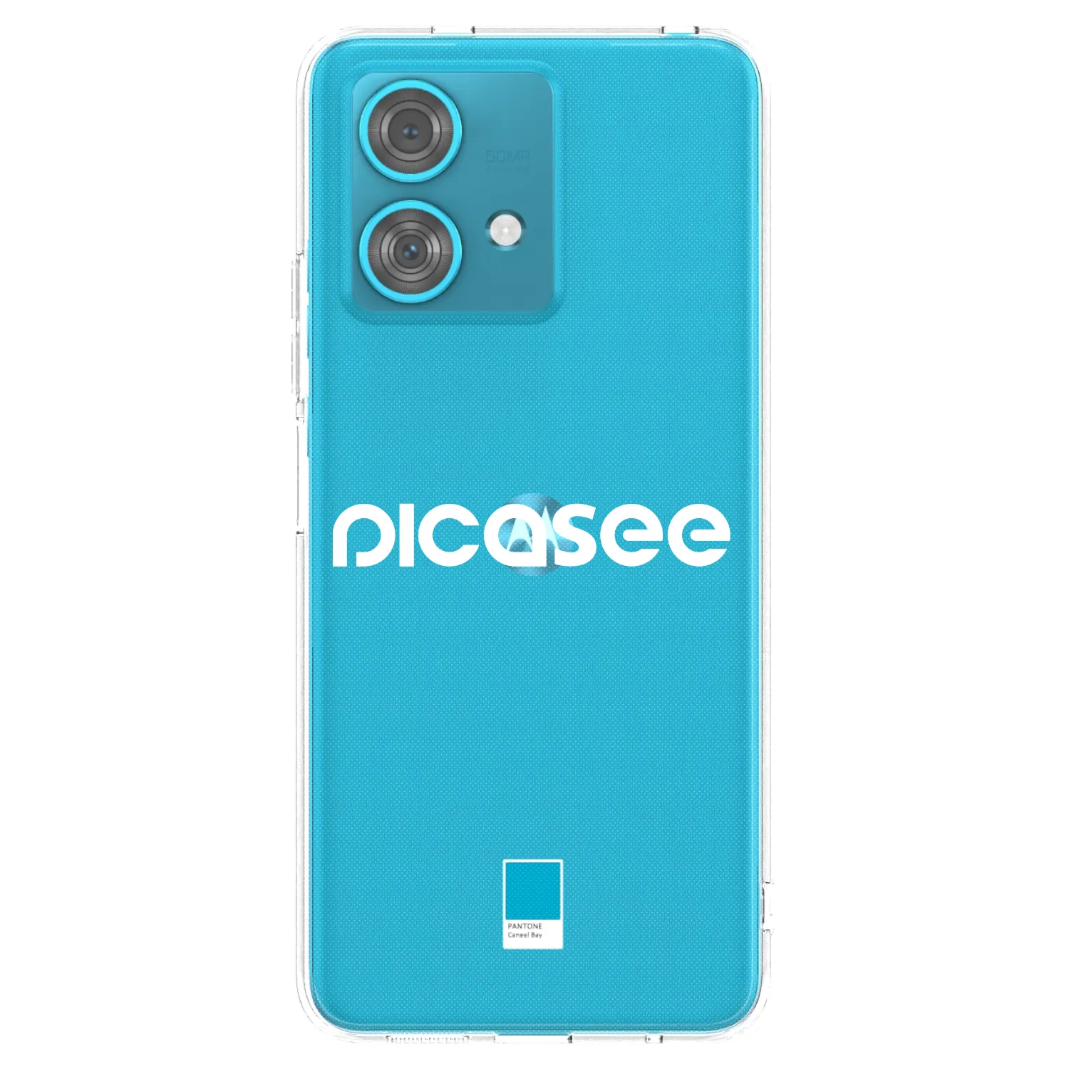 Picasee husă transparentă din silicon pentru Motorola Edge 40 Neo - Picasee - new logo - white