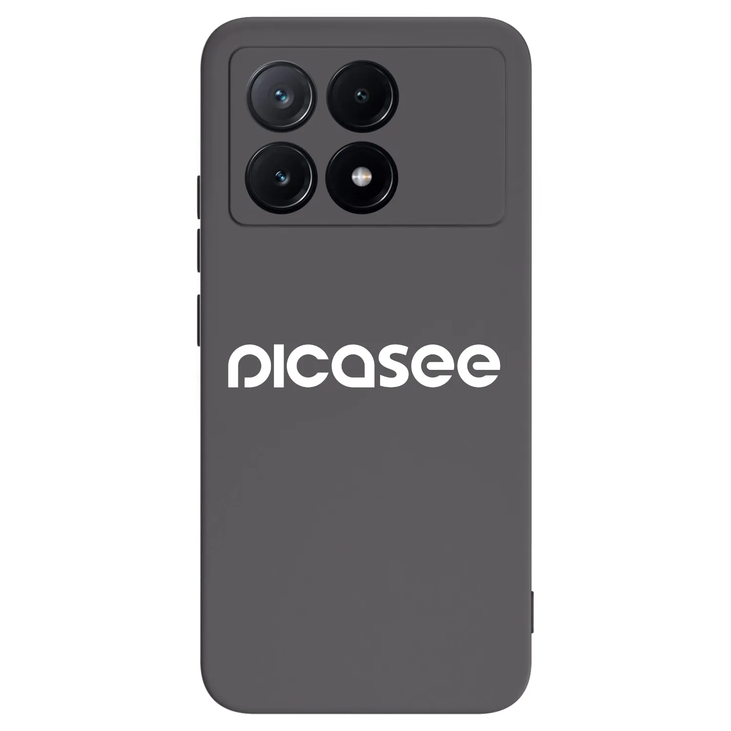 Picasee husă neagră din silicon pentru Xiaomi Poco X6 Pro - Picasee - new logo - white