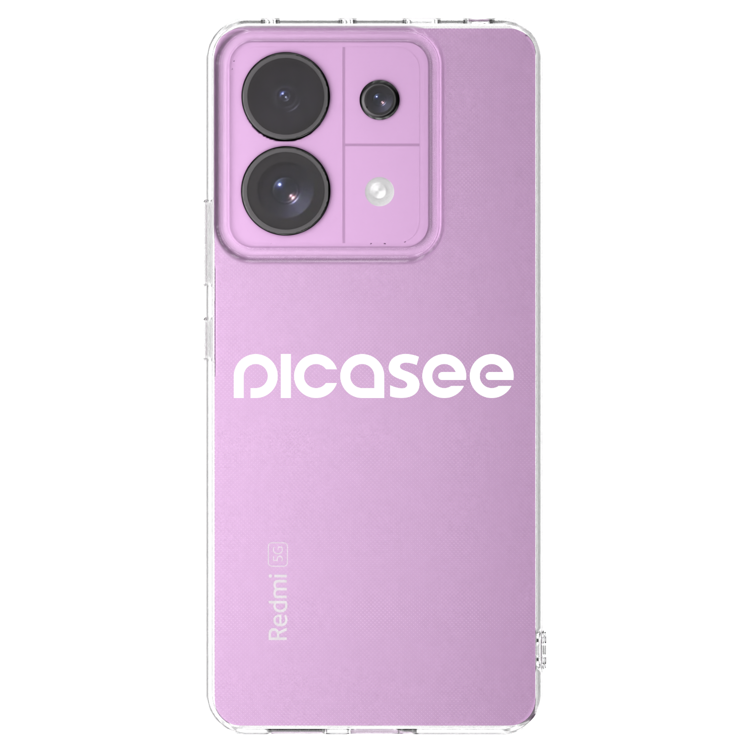 Picasee husă transparentă din silicon pentru Xiaomi Redmi Note 13 Pro 5G - Picasee - new logo - white