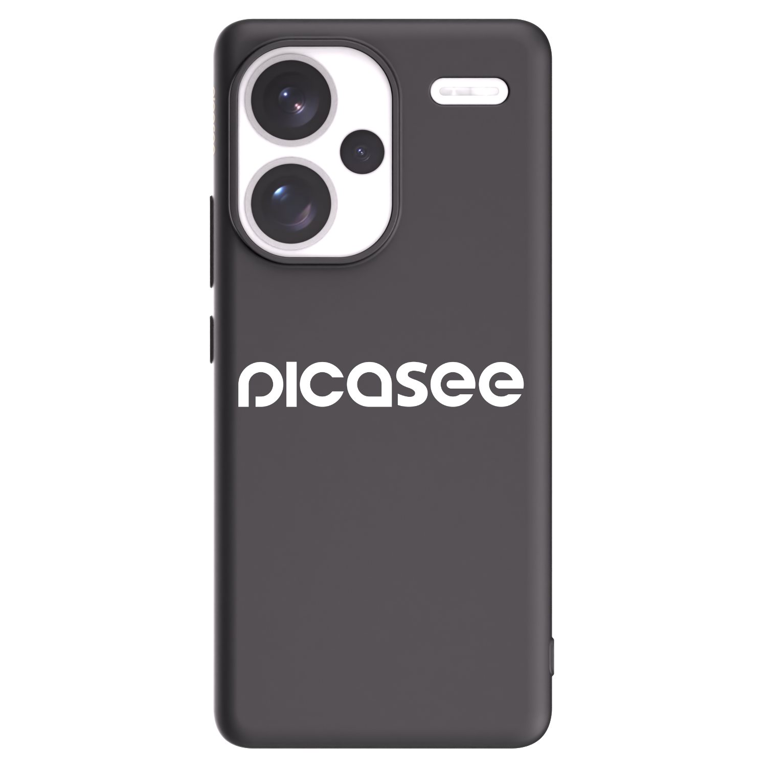 Picasee husă neagră din silicon pentru Xiaomi Redmi Note 13 Pro+ 5G - Picasee - new logo - white