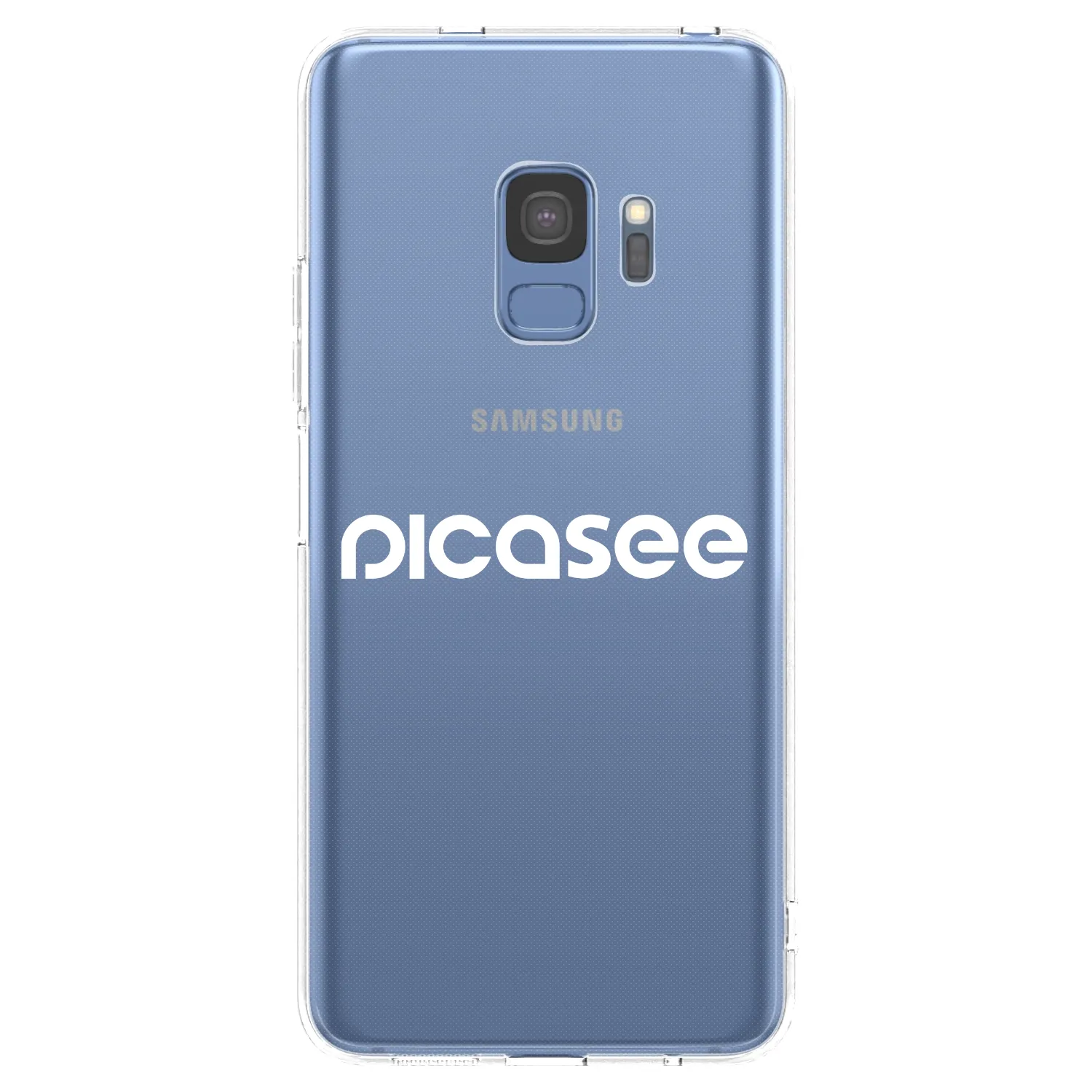 Picasee husă transparentă din silicon pentru Samsung Galaxy S9 G960F - Picasee - new logo - white