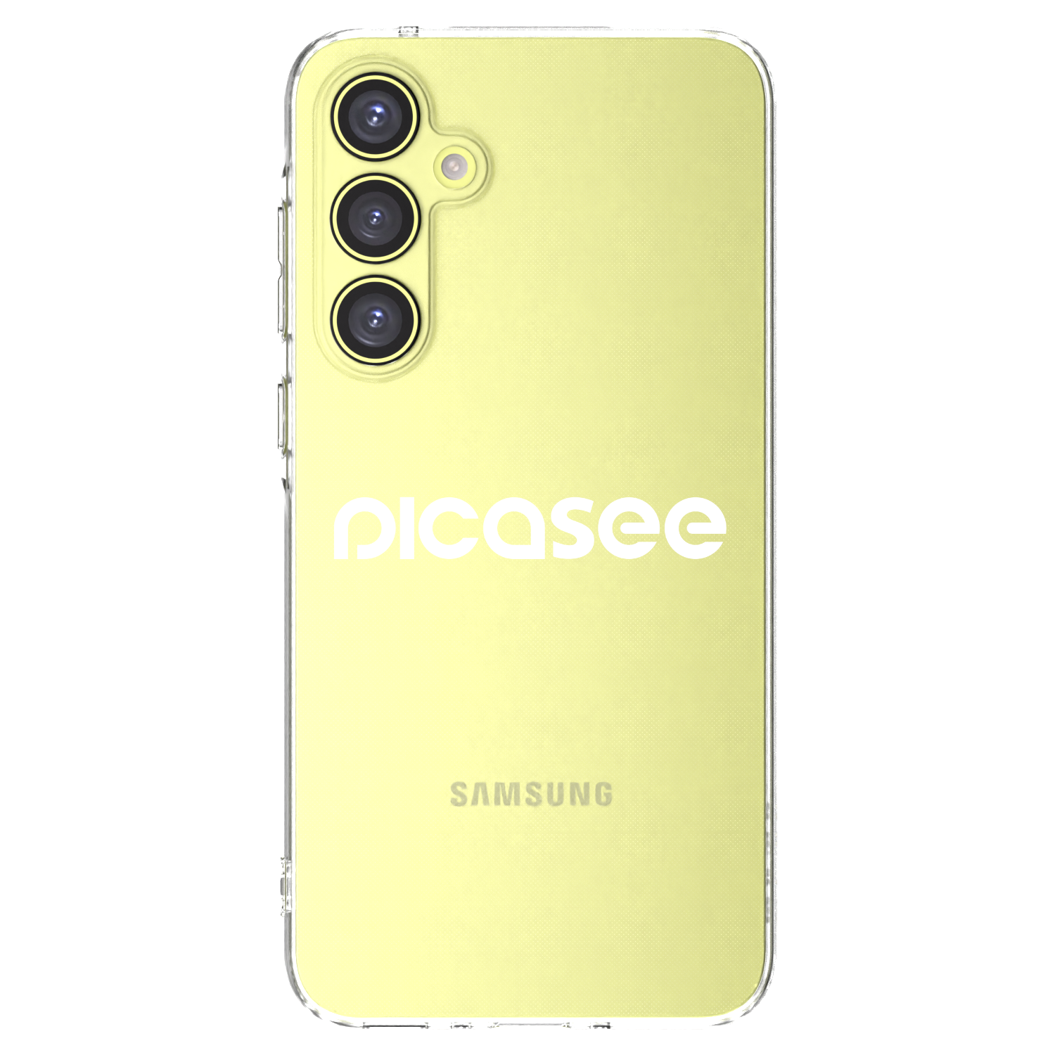 Picasee husă transparentă din silicon pentru Samsung Galaxy A35 5G A356B - Picasee - new logo - white