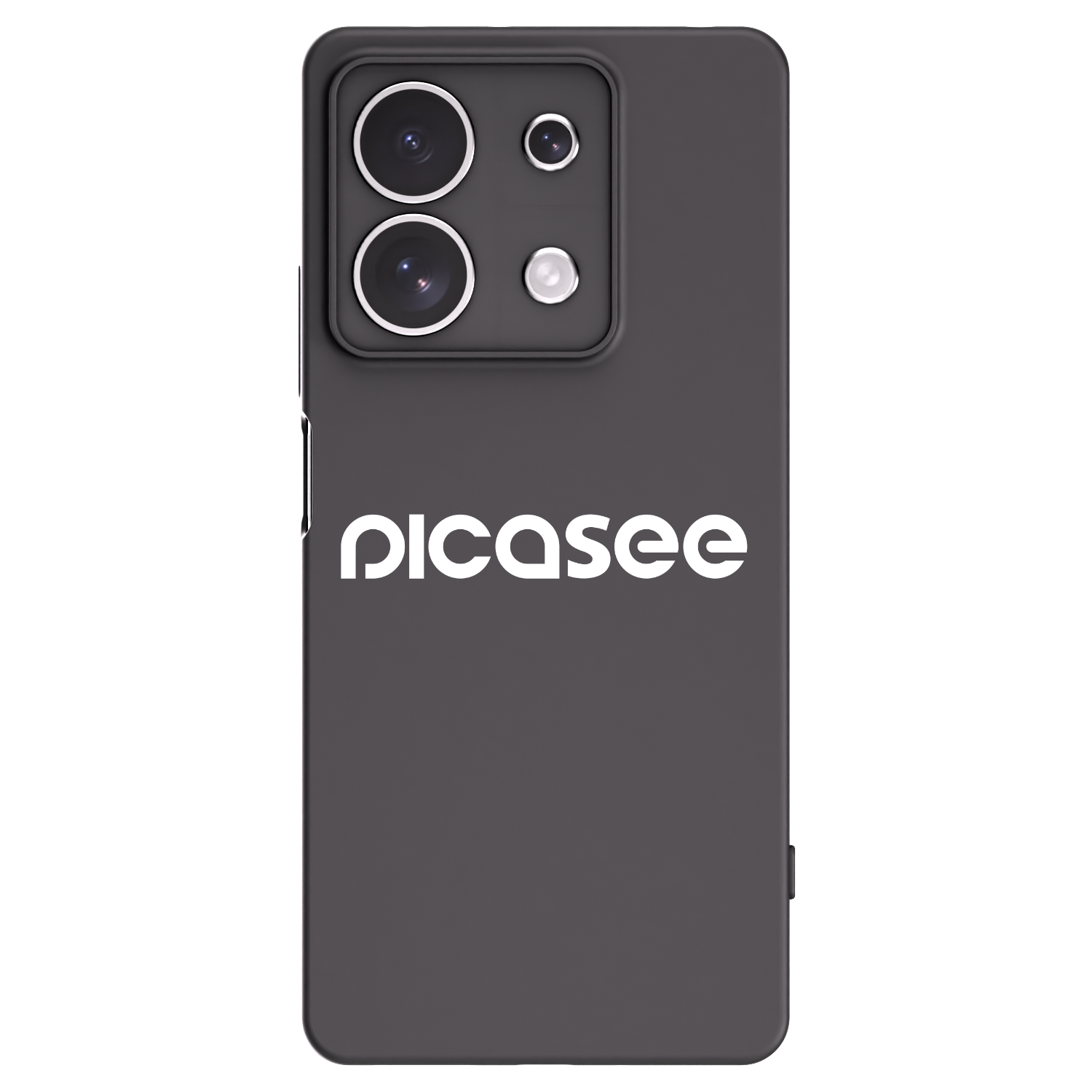 Picasee husă neagră din silicon pentru Xiaomi Redmi Note 13 4G - Picasee - new logo - white