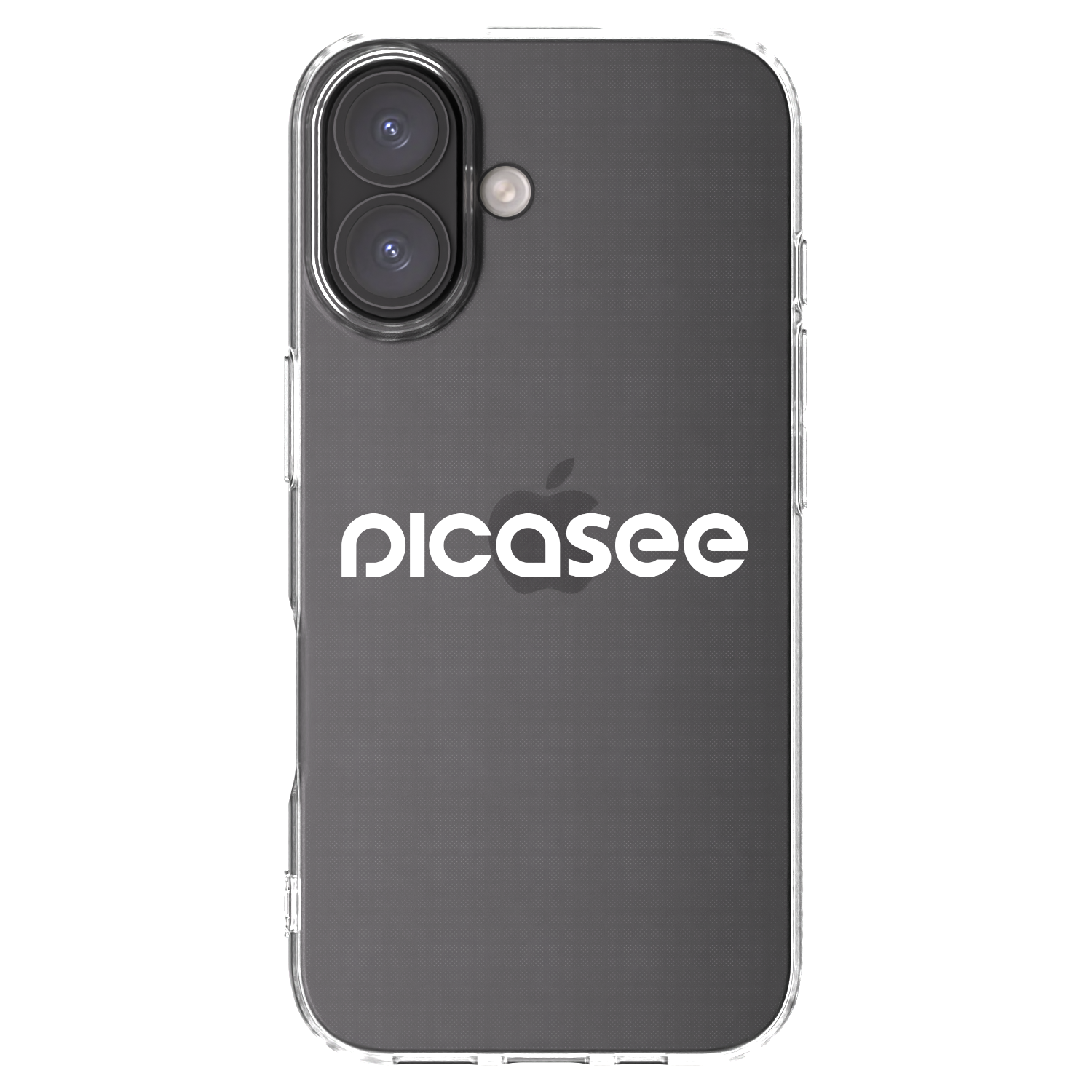 Picasee husă transparentă din silicon pentru Apple iPhone 16 - Picasee - new logo - white