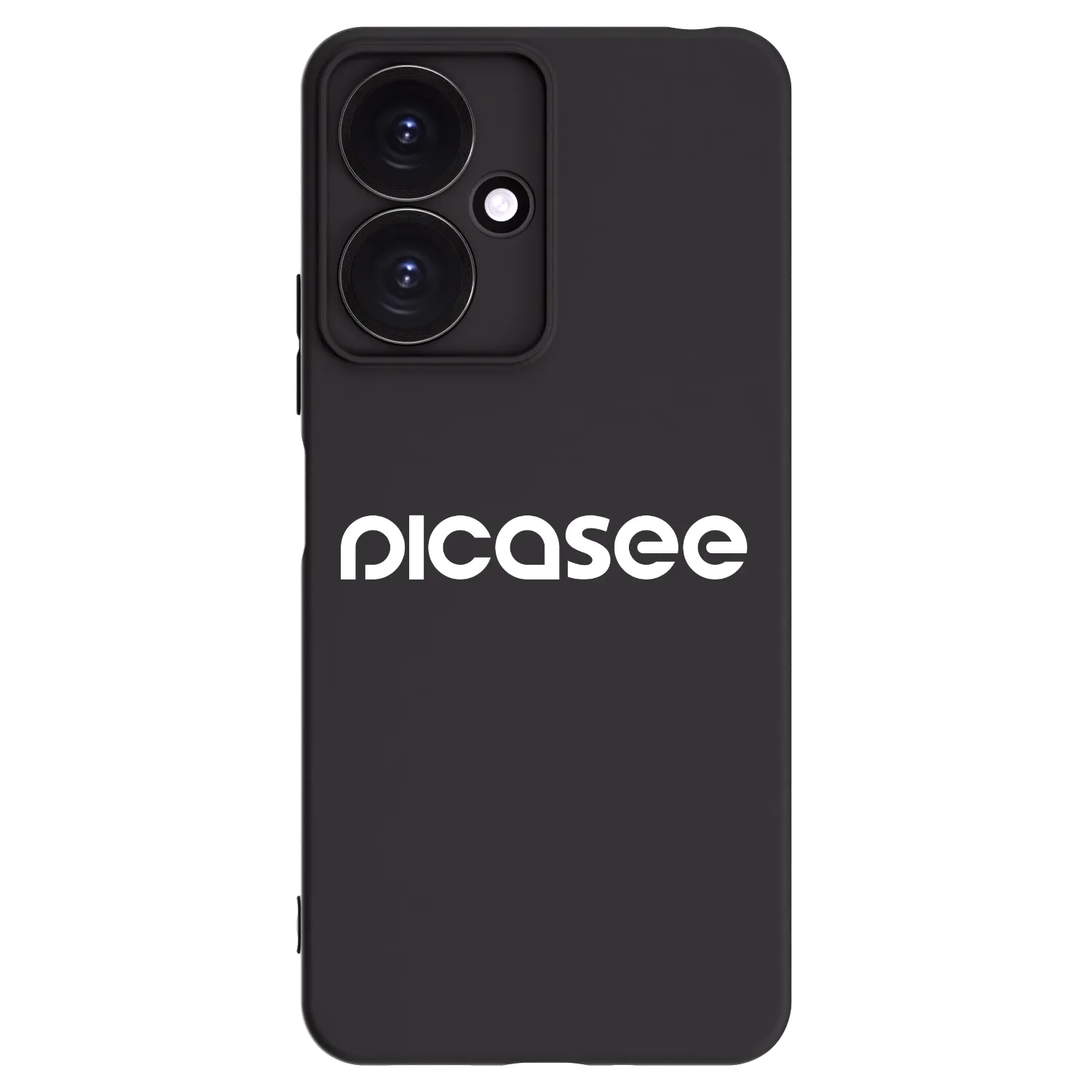 Picasee husă neagră din silicon pentru Xiaomi Redmi 13C 5G - Picasee - new logo - white