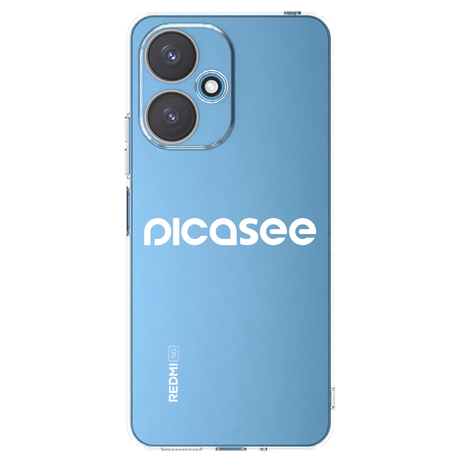 Picasee husă transparentă din silicon pentru Xiaomi Redmi 13C 5G - Picasee - new logo - white