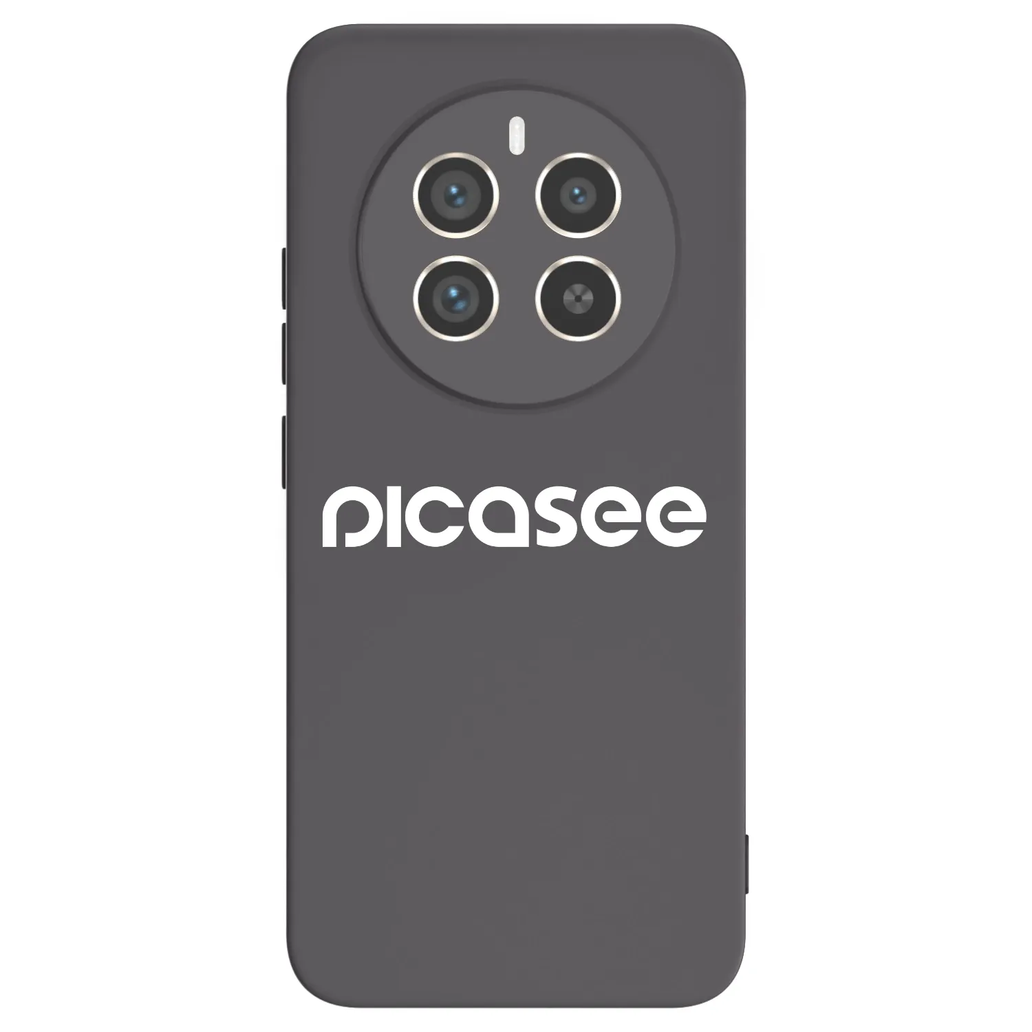 Picasee husă neagră din silicon pentru Realme 12 Pro 5G - Picasee - new logo - white