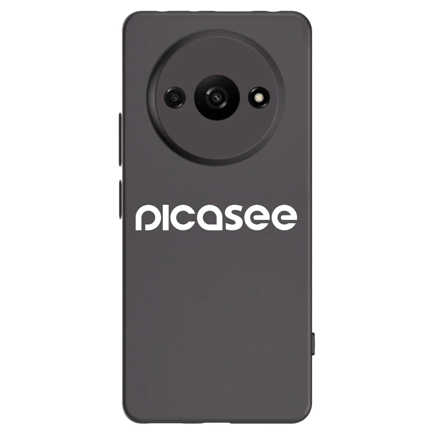 Picasee husă neagră din silicon pentru Xiaomi Redmi A3 - Picasee - new logo - white