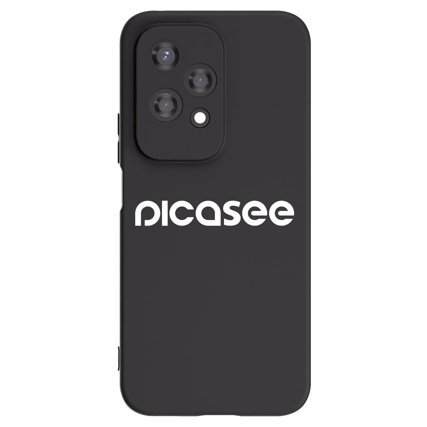 Picasee husă neagră din silicon pentru Honor 200 Lite - Picasee - new logo - white