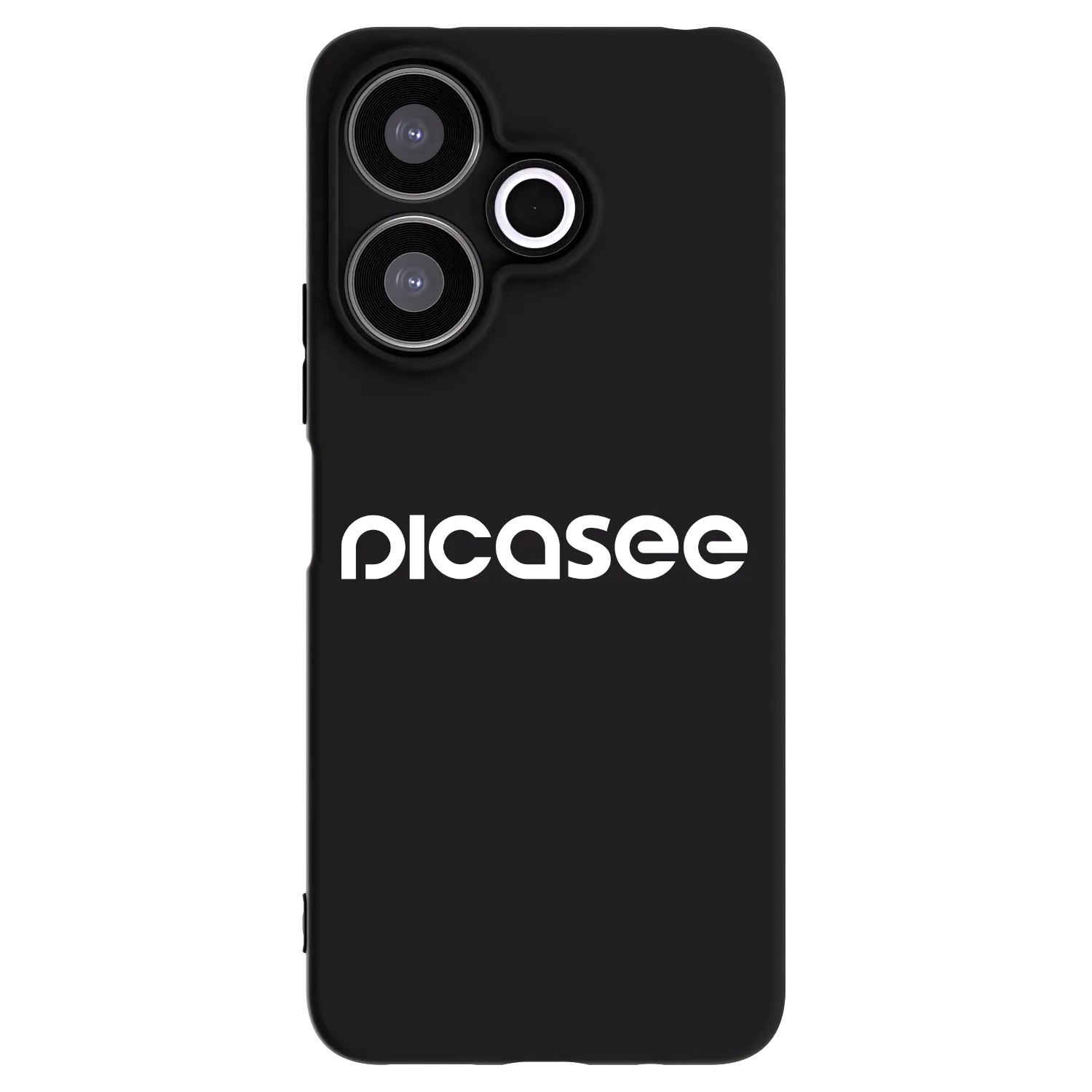 Picasee husă neagră din silicon pentru Xiaomi Redmi 13 4G - Picasee - new logo - white