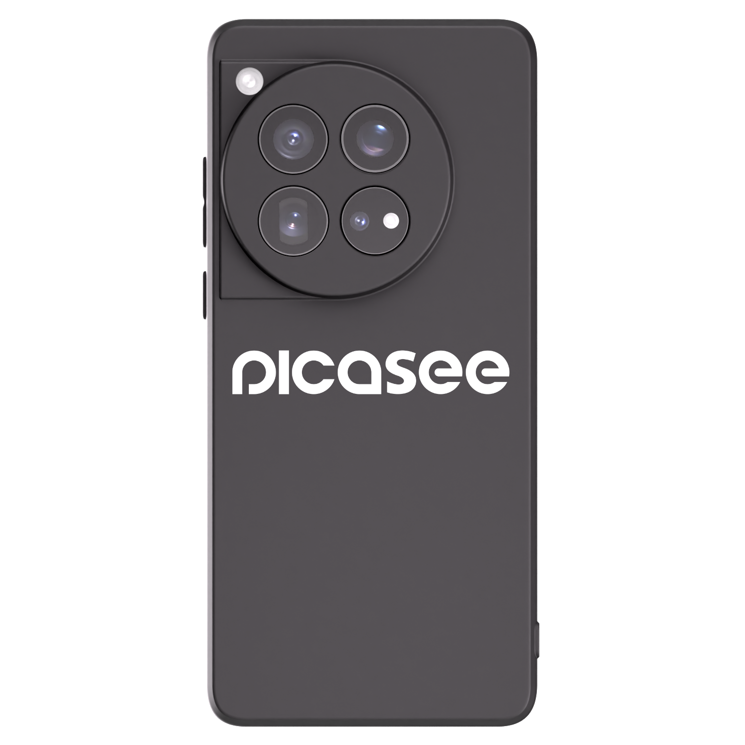 Picasee husă neagră din silicon pentru OnePlus 12 5G - Picasee - new logo - white