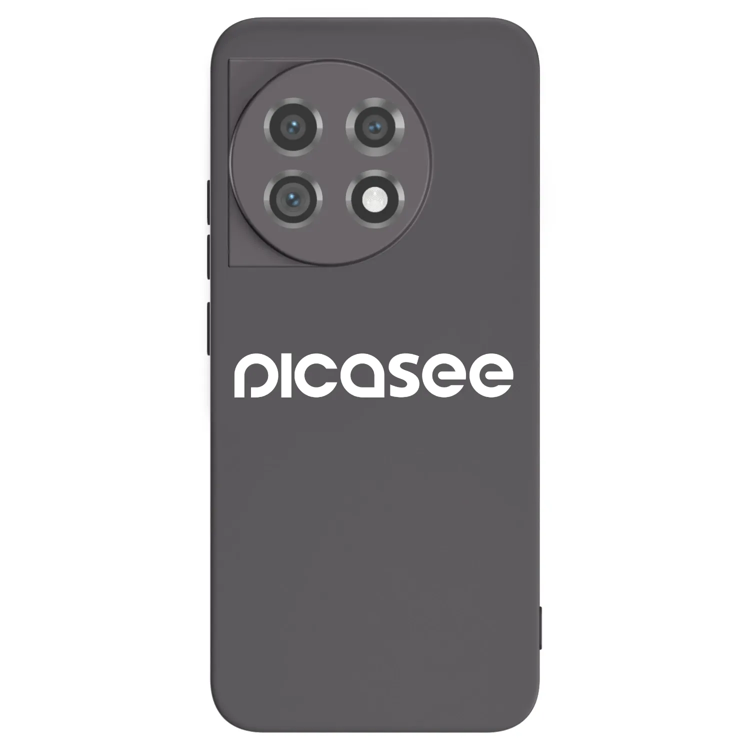 Picasee husă neagră din silicon pentru OnePlus 11 5G - Picasee - new logo - white