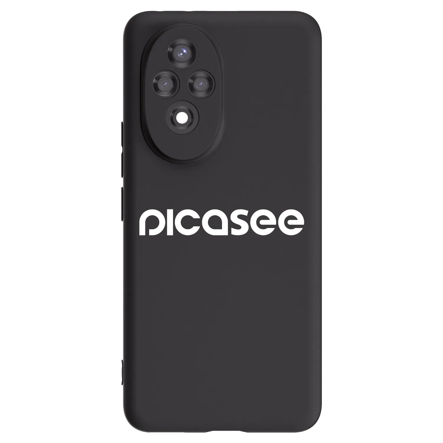 Picasee husă neagră din silicon pentru Honor 200 Pro 5G - Picasee - new logo - white