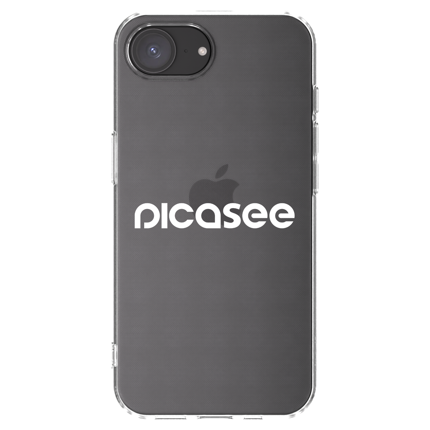Picasee husă transparentă din silicon pentru Apple iPhone 16e - Picasee - new logo - white