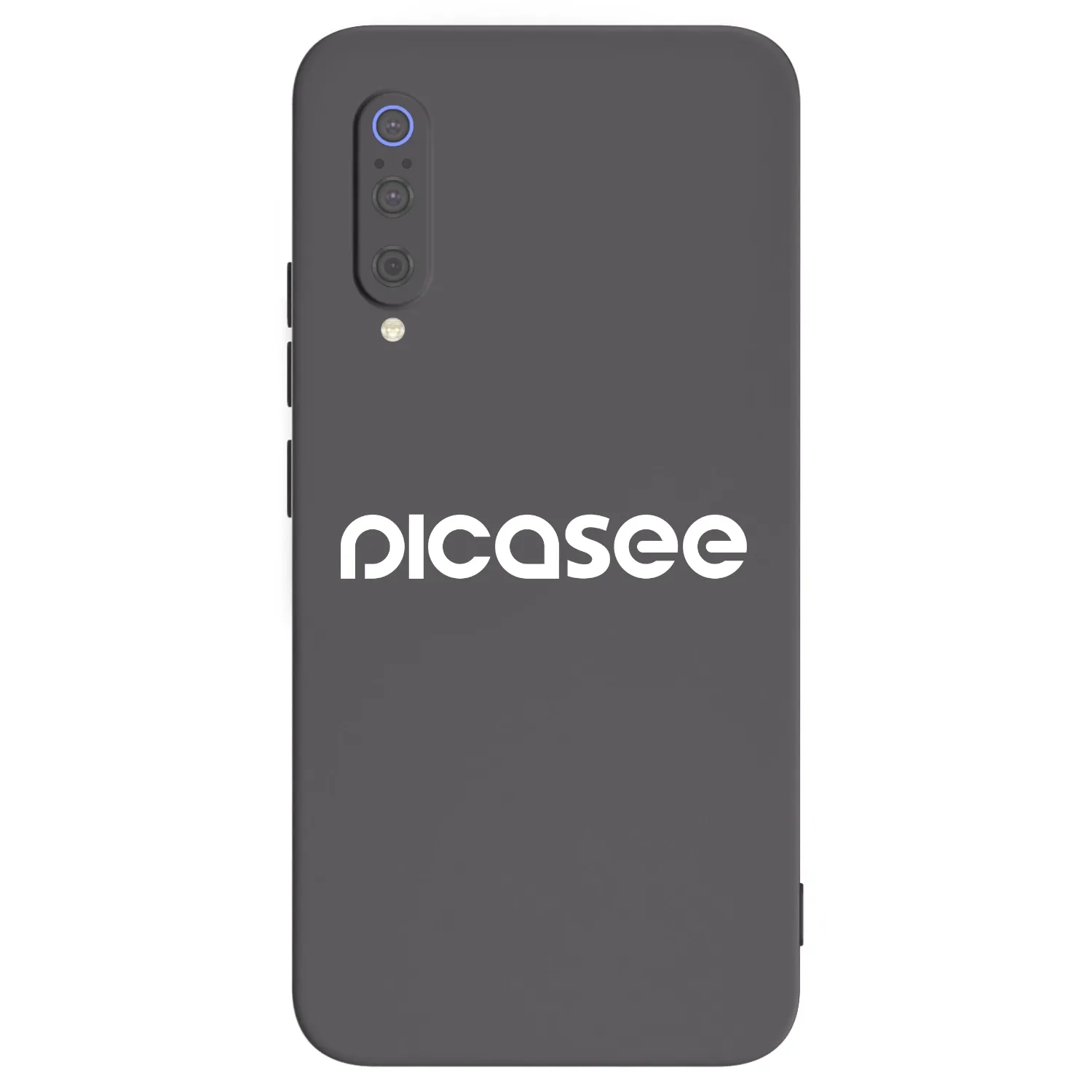 Picasee husă neagră din silicon pentru Xiaomi Mi 9 - Picasee - new logo - white