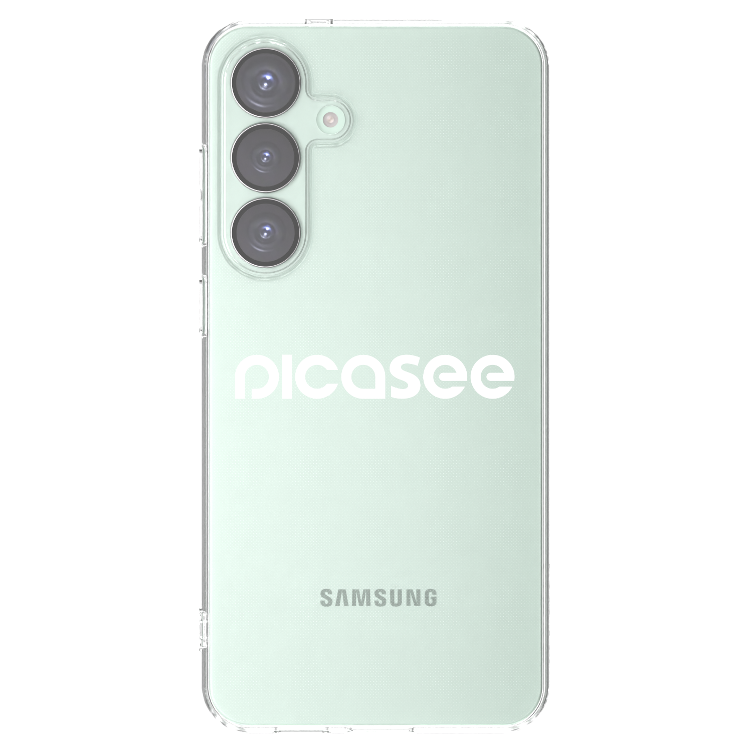 Picasee husă transparentă din silicon pentru Samsung Galaxy S25+ 5G - Picasee - new logo - white