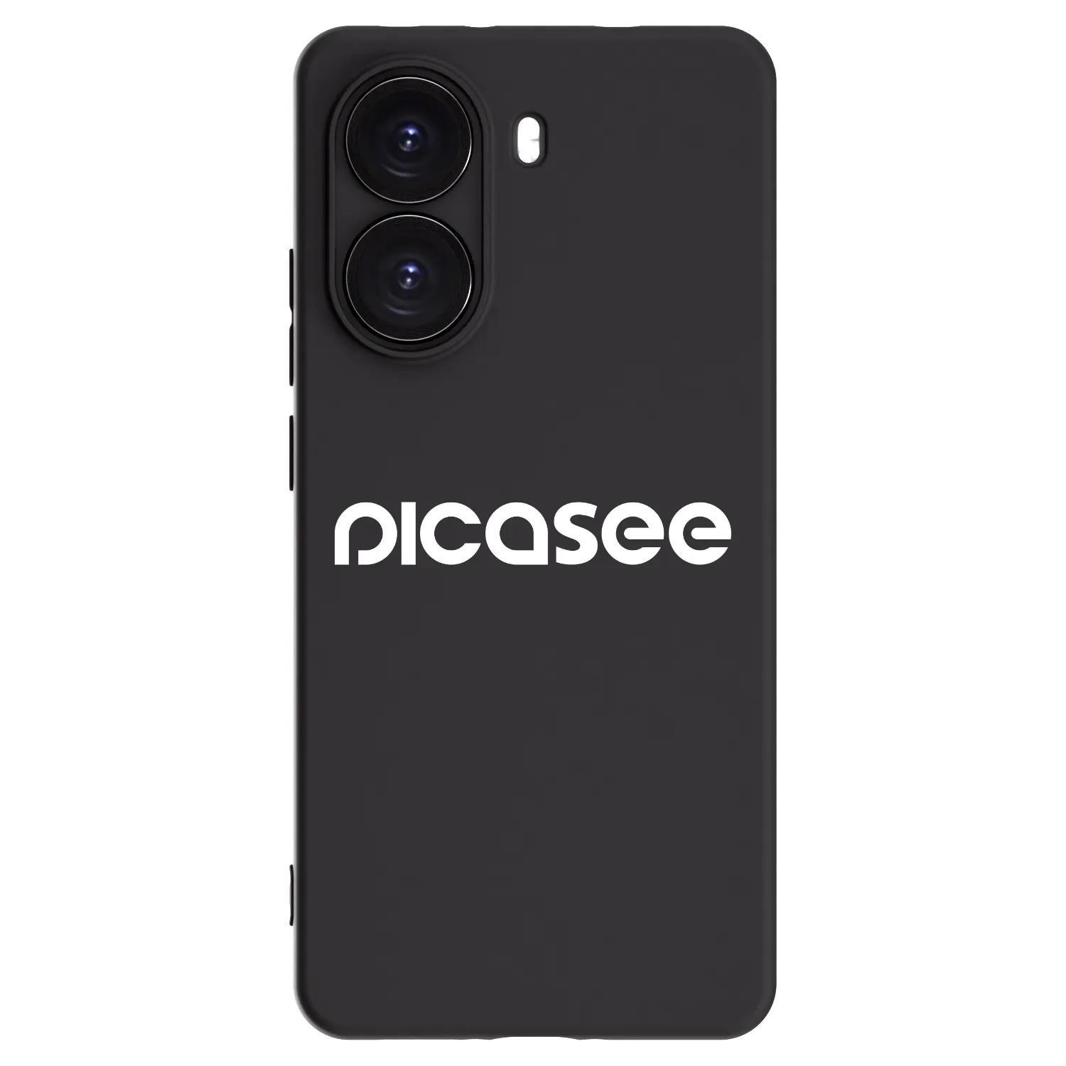 Picasee husă neagră din silicon pentru Xiaomi Poco X7 Pro 5G - Picasee - new logo - white