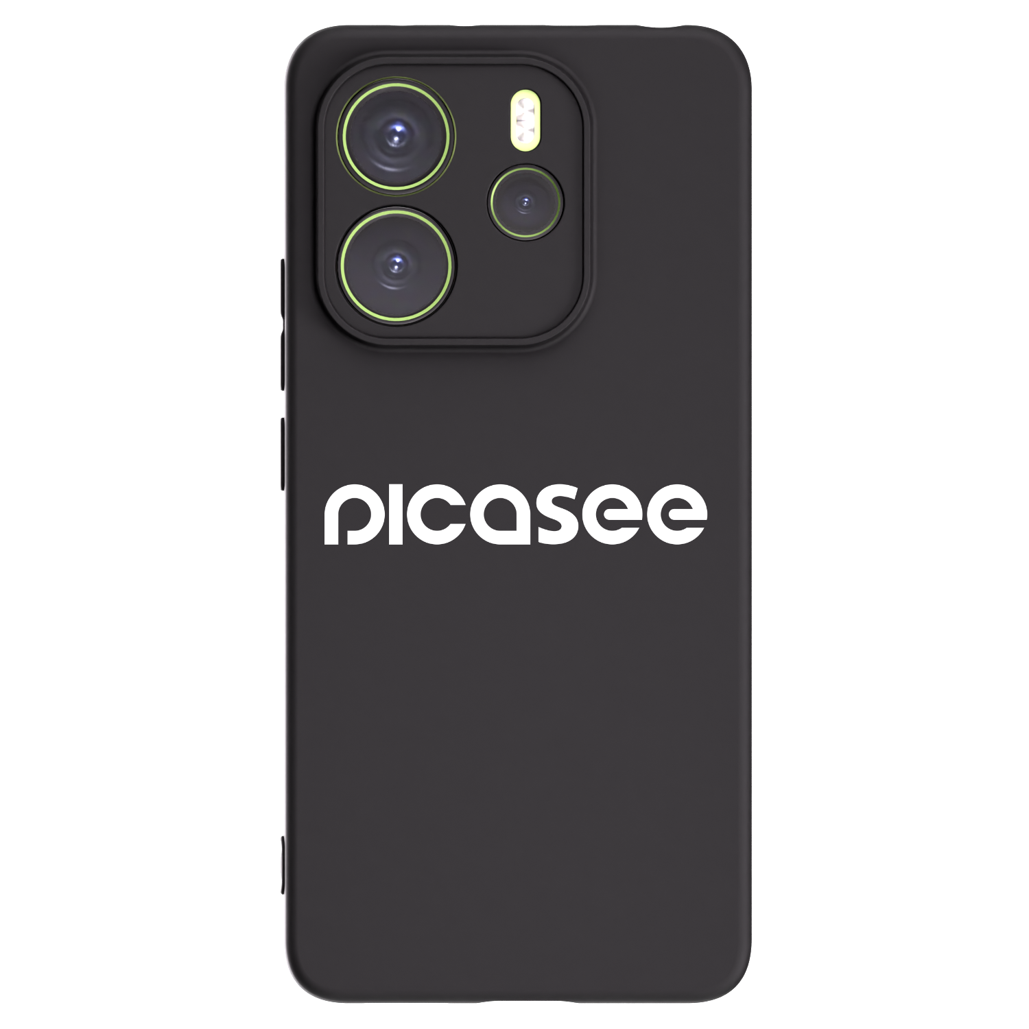 Picasee husă neagră din silicon pentru Xiaomi Redmi Note 14 4G - Picasee - new logo - white