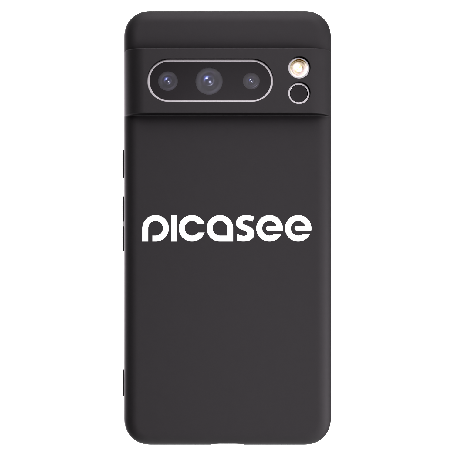 Picasee husă neagră din silicon pentru Google Pixel 8 Pro - Picasee - new logo - white