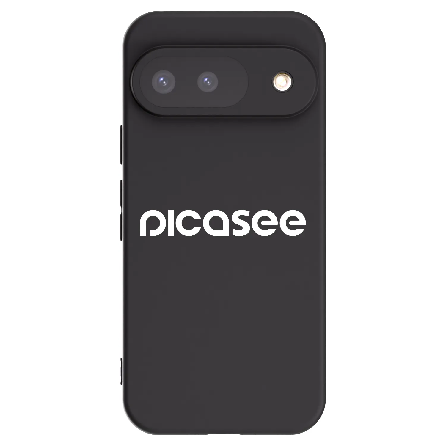 Picasee husă neagră din silicon pentru Google Pixel 9 - Picasee - new logo - white