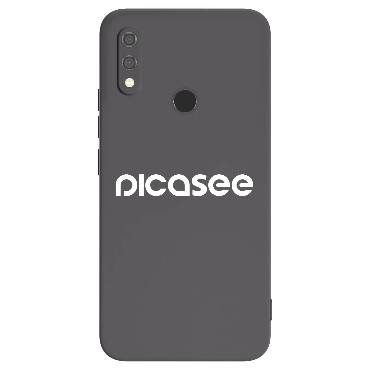Picasee husă neagră din silicon pentru Xiaomi Redmi Note 7 - Picasee - new logo - white