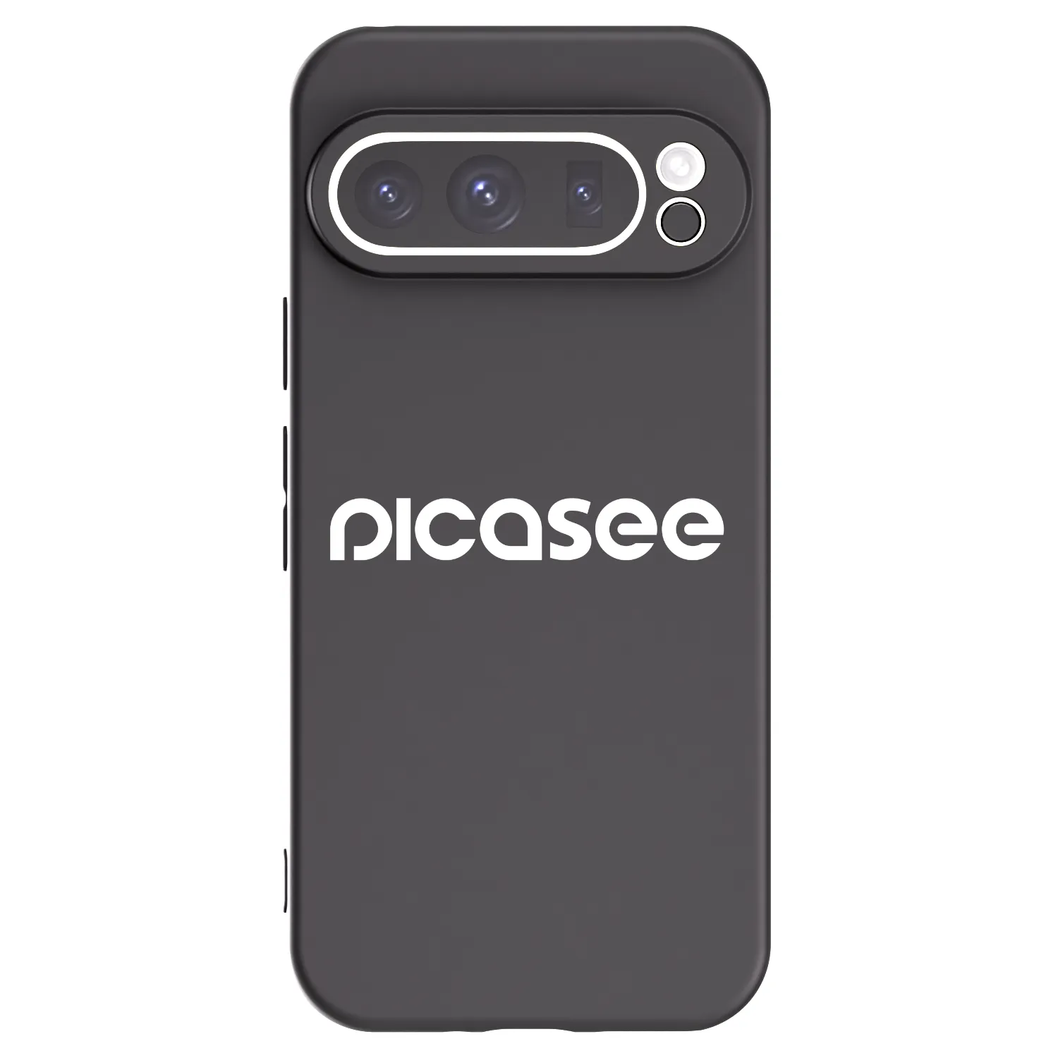 Picasee husă neagră din silicon pentru Google Pixel 9 Pro - Picasee - new logo - white