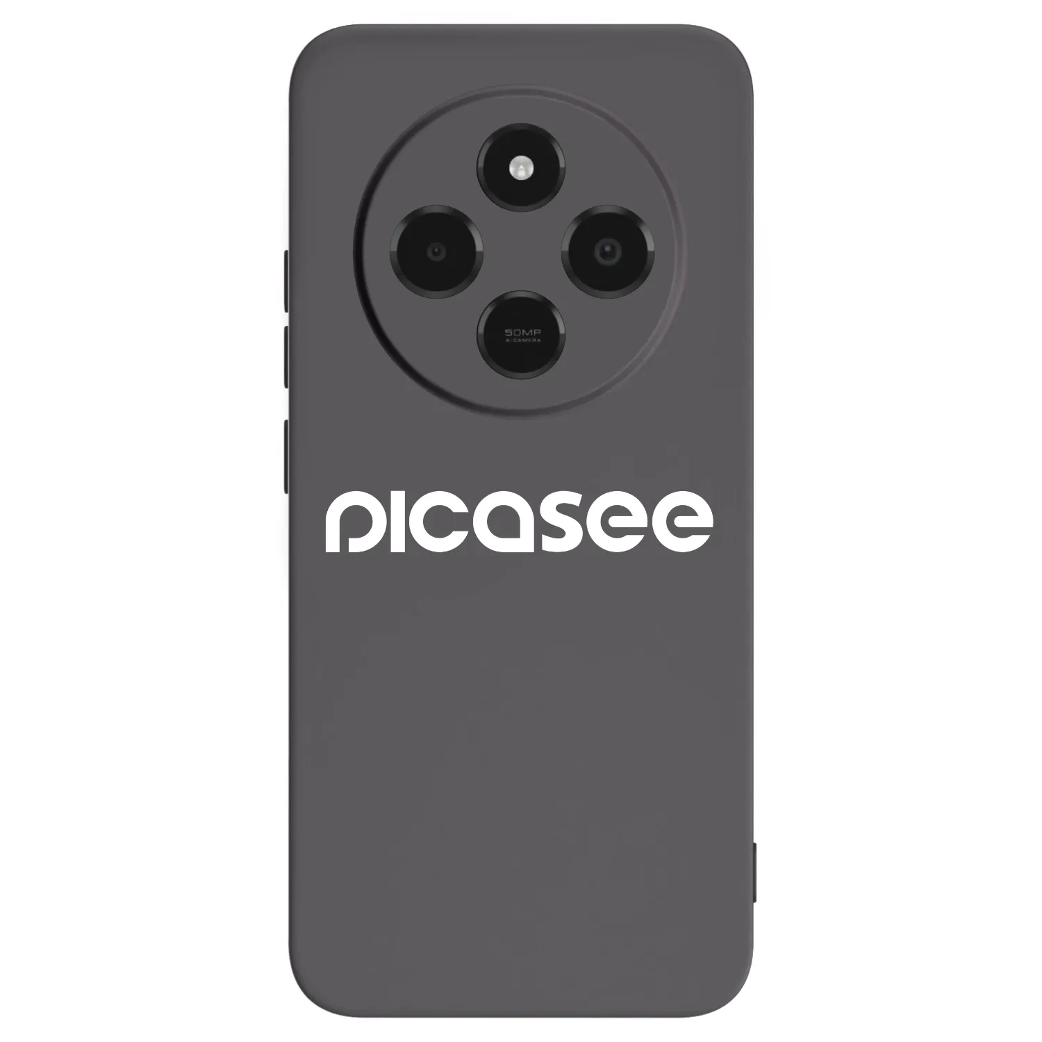 Picasee husă neagră din silicon pentru Xiaomi Poco C75 - Picasee - new logo - white