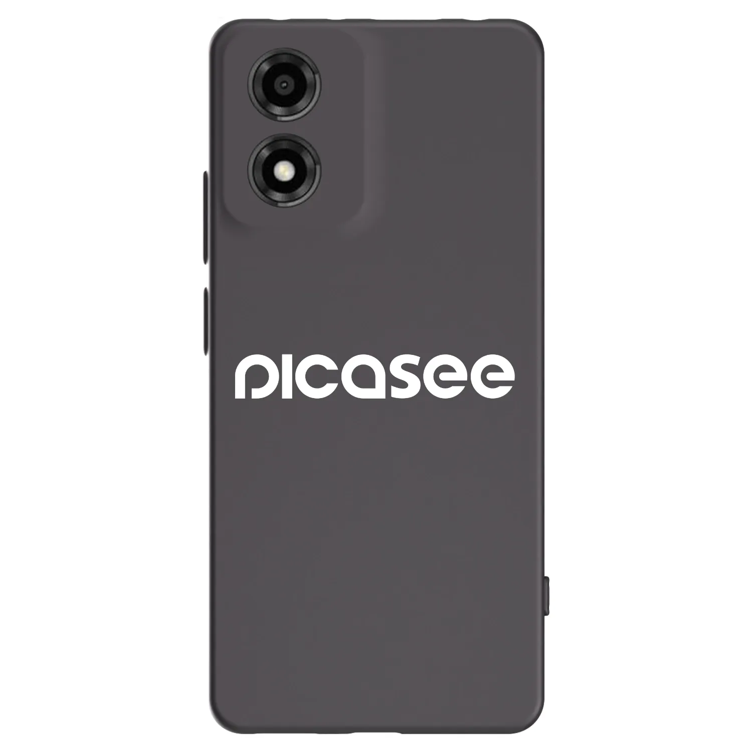 Picasee husă neagră din silicon pentru Motorola Moto E14 - Picasee - new logo - white