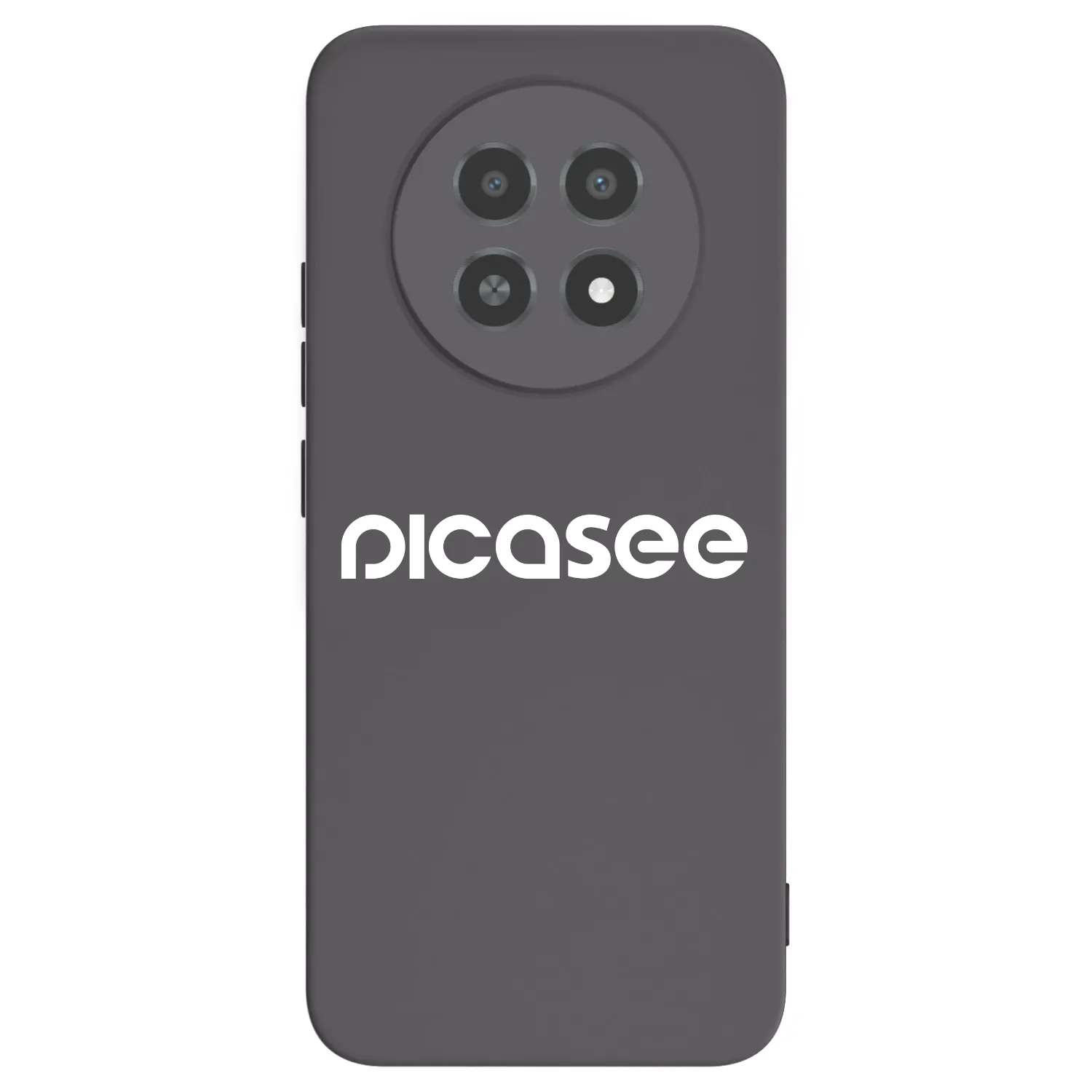 Picasee husă neagră din silicon pentru Realme 12X - Picasee - new logo - white