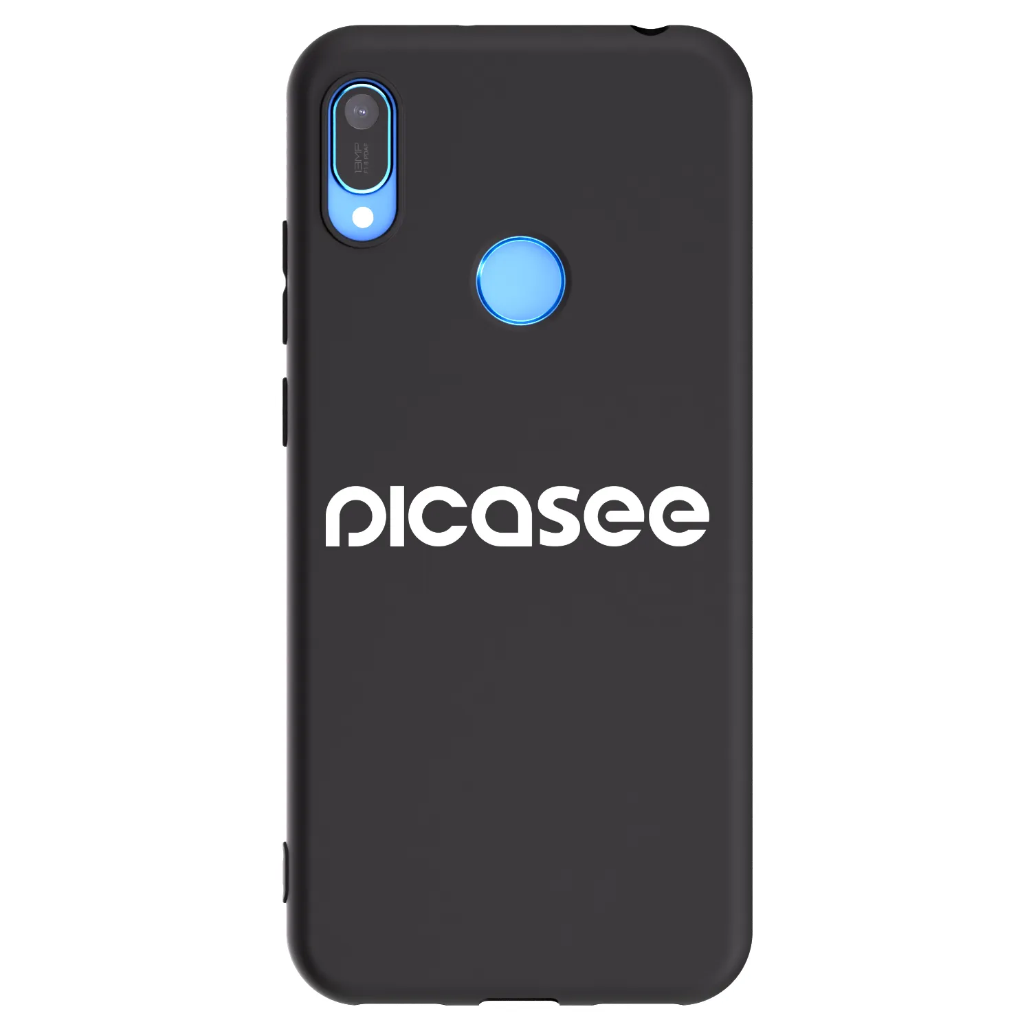 Picasee husă neagră din silicon pentru Huawei Y6 2019 - Picasee - new logo - white