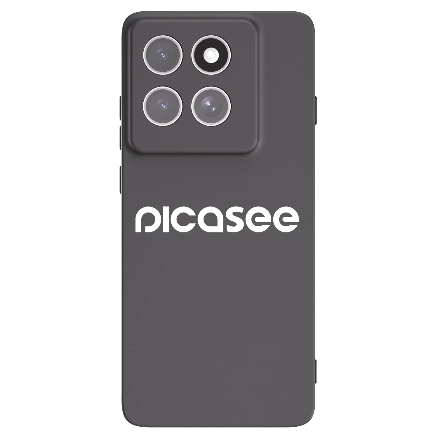 Picasee husă neagră din silicon pentru Motorola Edge 60 Pro - Picasee - new logo - white