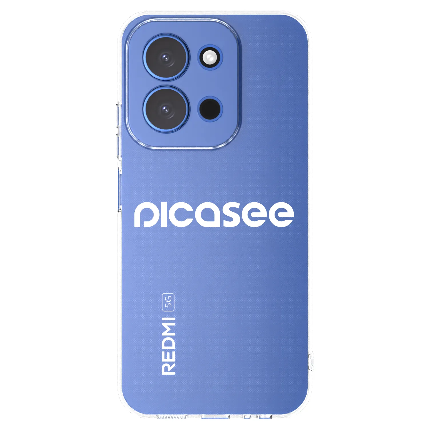 Picasee husă transparentă din silicon pentru Xiaomi Redmi 15C 4G - Picasee - new logo - white