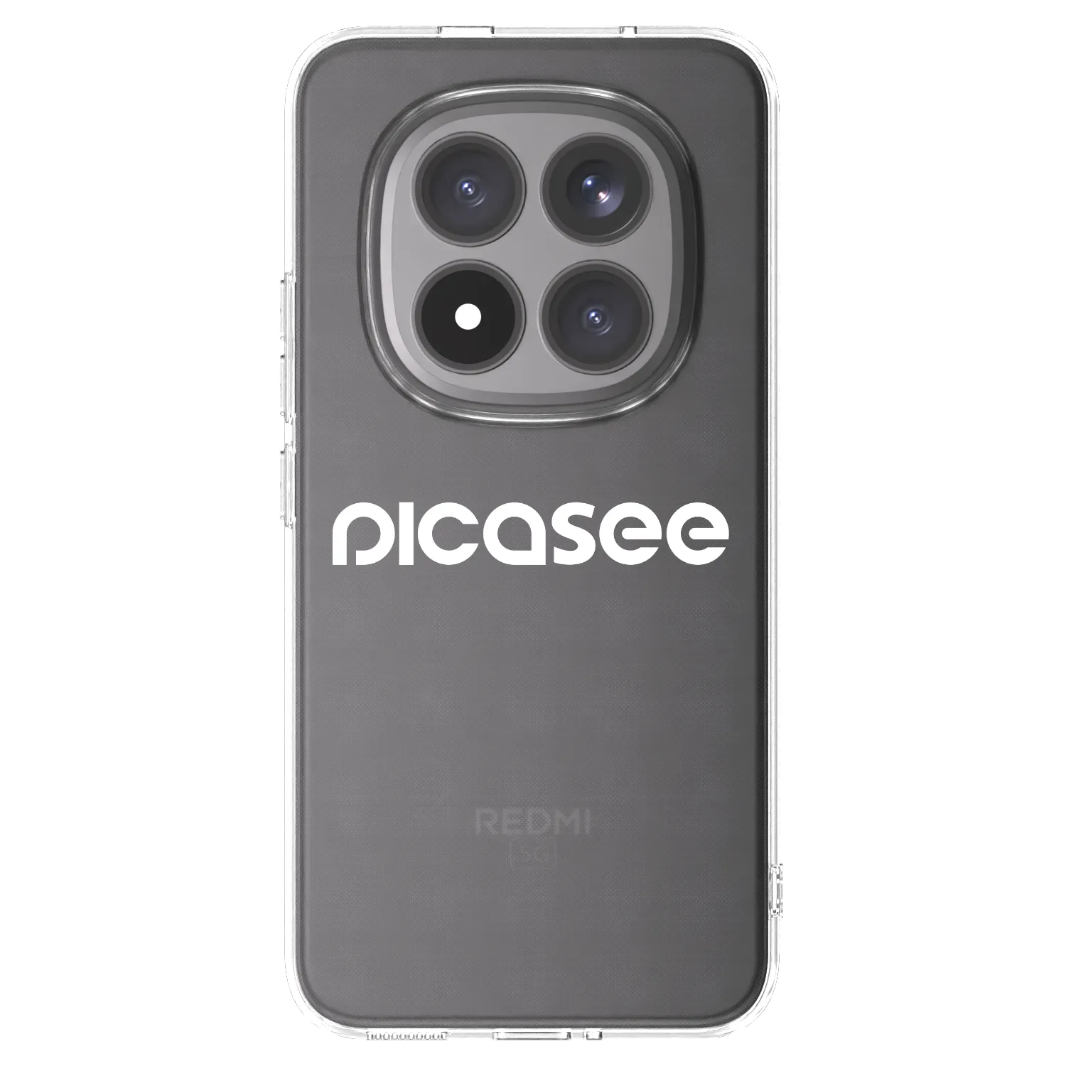 Picasee husă transparentă din silicon pentru Xiaomi Redmi Note 15 Pro+ - Picasee - new logo - white