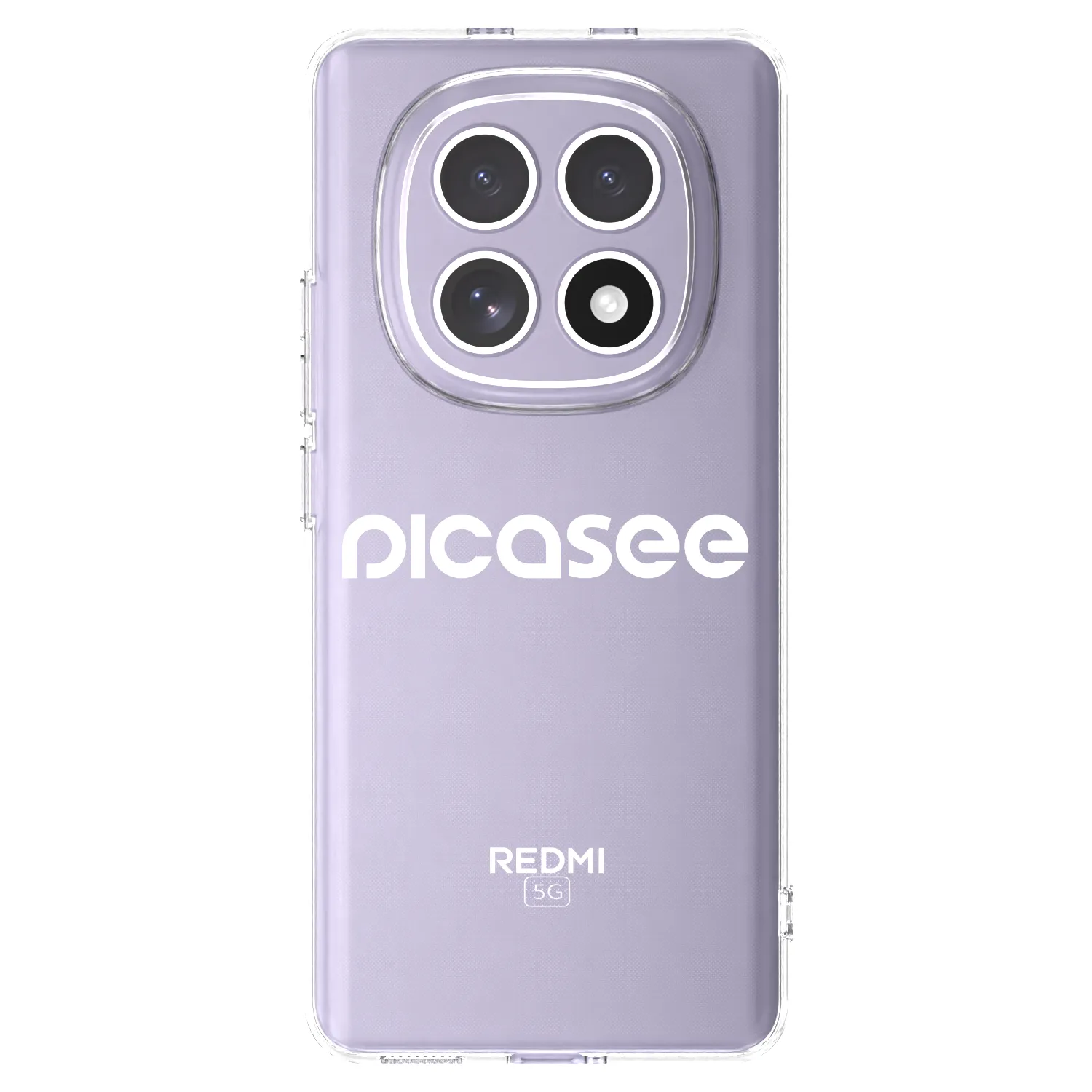 Picasee husă transparentă din silicon pentru Xiaomi Redmi Note 15 - Picasee - new logo - white