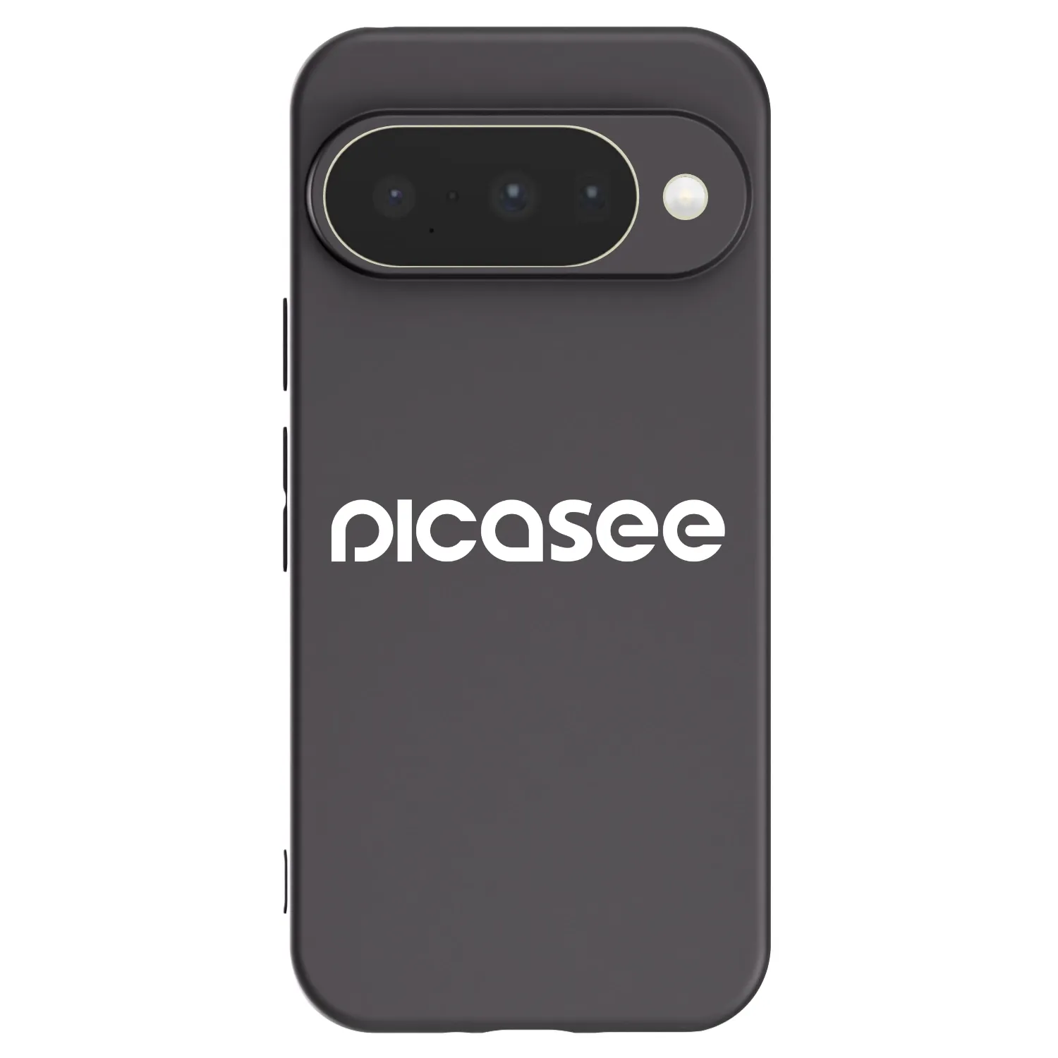 Picasee husă neagră din silicon pentru Google Pixel 10 - Picasee - new logo - white