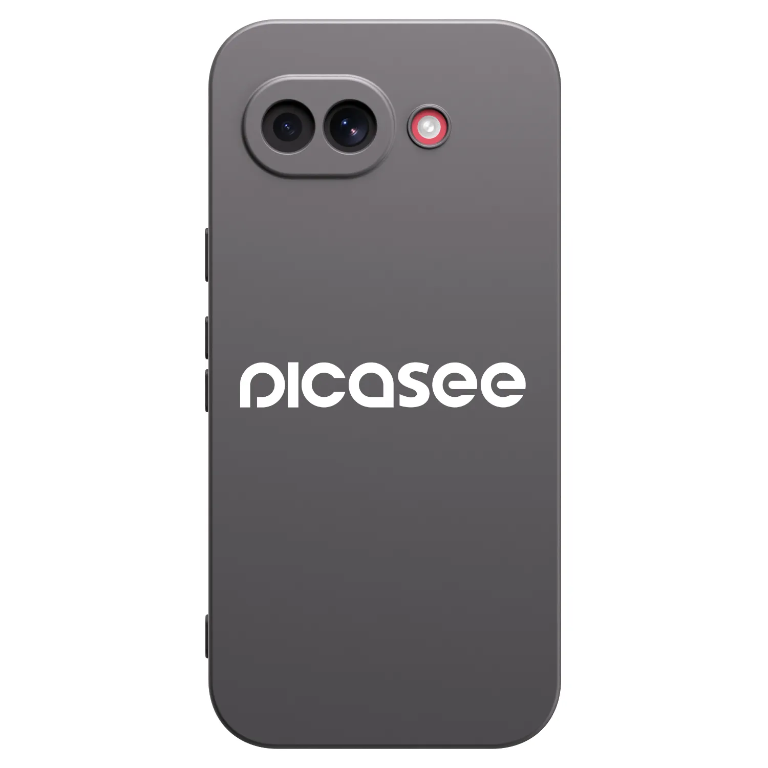 Picasee husă neagră din silicon pentru Google Pixel 10a - Picasee - new logo - white